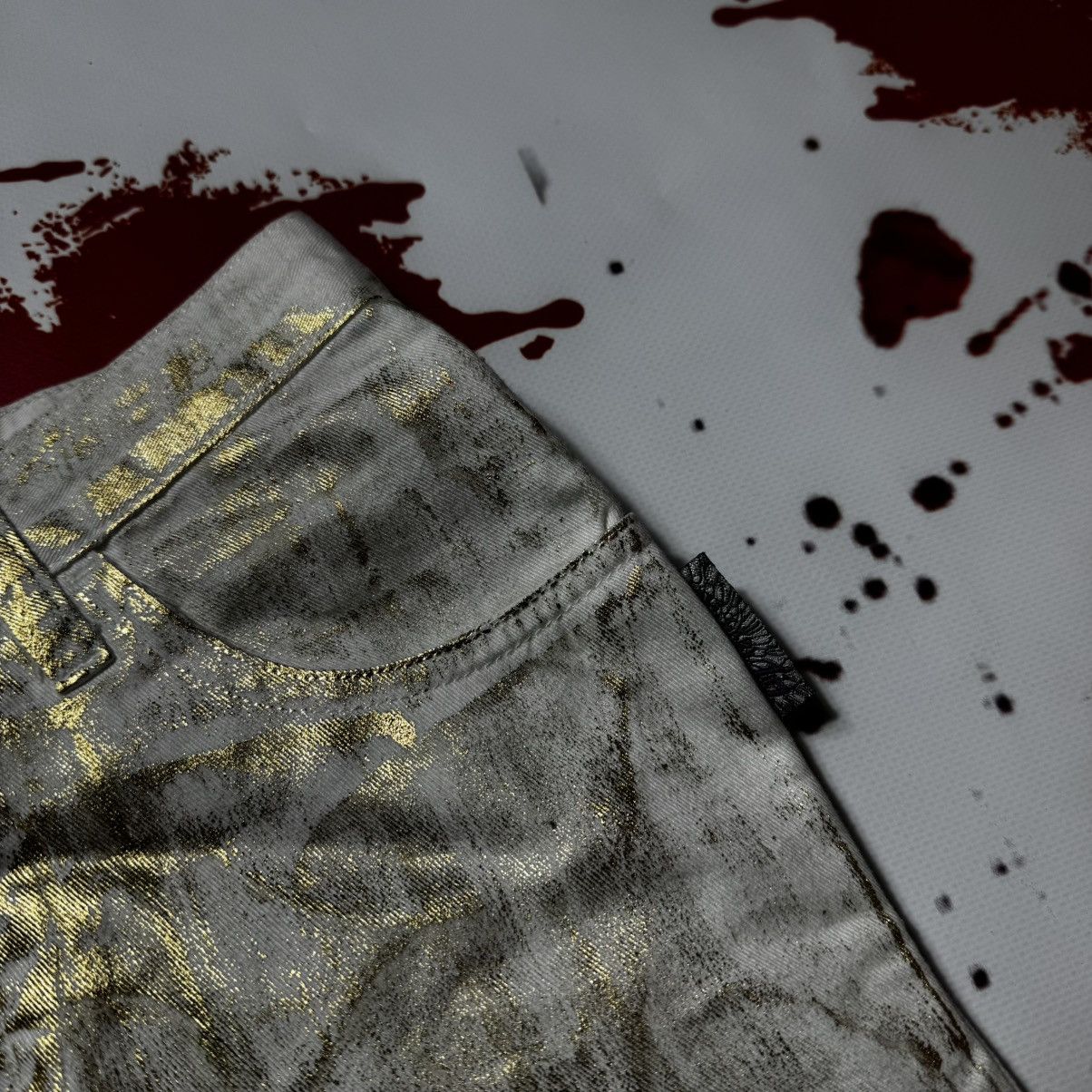 Japanese Brand × Other × Vintage vintage pants covered in paint h&m maison margiela style Size 26" / US 2 / IT 38 - 7 Thumbnail