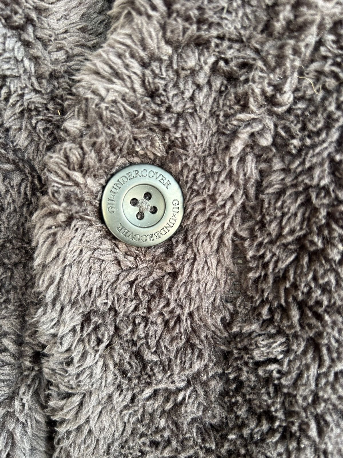 GU × Undercover GU X Undercover Fleece Sherpa Cardigan Size M / US 6-8 / IT 42-44 - 6 Thumbnail