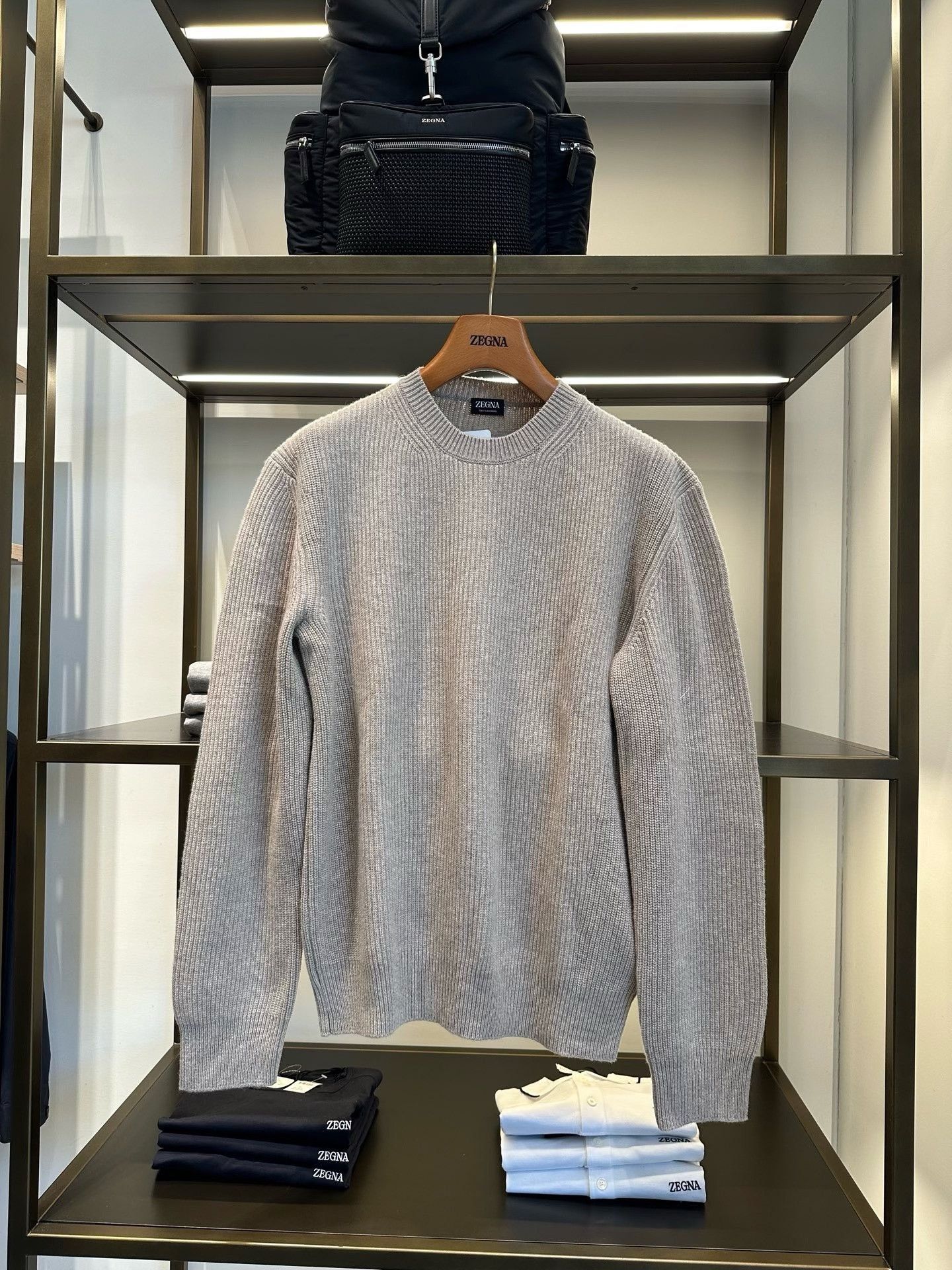 Ermenegildo Zegna Zegna Oasi Cashmere Crewneck Sweater Size US L / EU 52-54 / 3 - 2 Thumbnail