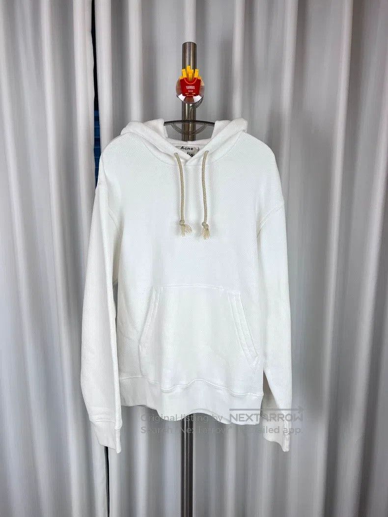 Acne Studios Acne Studios White Sweatshirt with Back Patch Logo Size M / US 6-8 / IT 42-44 - 1 Thumbnail