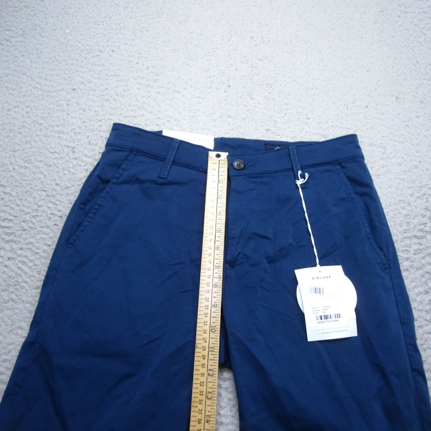 Griffin AG Adriano Goldschmied Shorts Mens 28 Blue Griffin Relaxed Chino Preppy Casual Size US 28 / EU 44 - 6 Thumbnail