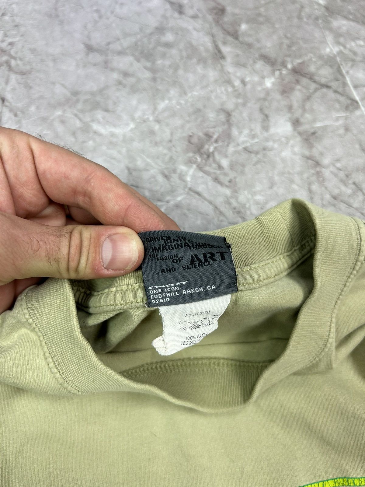 Japanese Brand × Oakley × Vintage Vintage Oakley vintage distressed t shirt Size US L / EU 52-54 / 3 - 6 Thumbnail