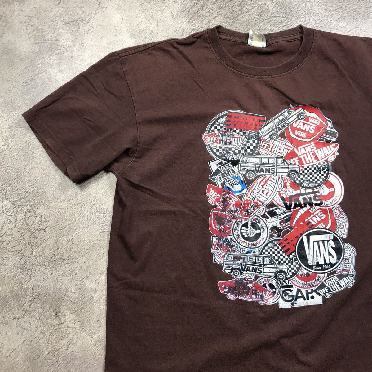 Vintage Vintage 90s Graphic Tee All Over Print Skate Streetwear XL Size US XL / EU 56 / 4 - 2 Thumbnail