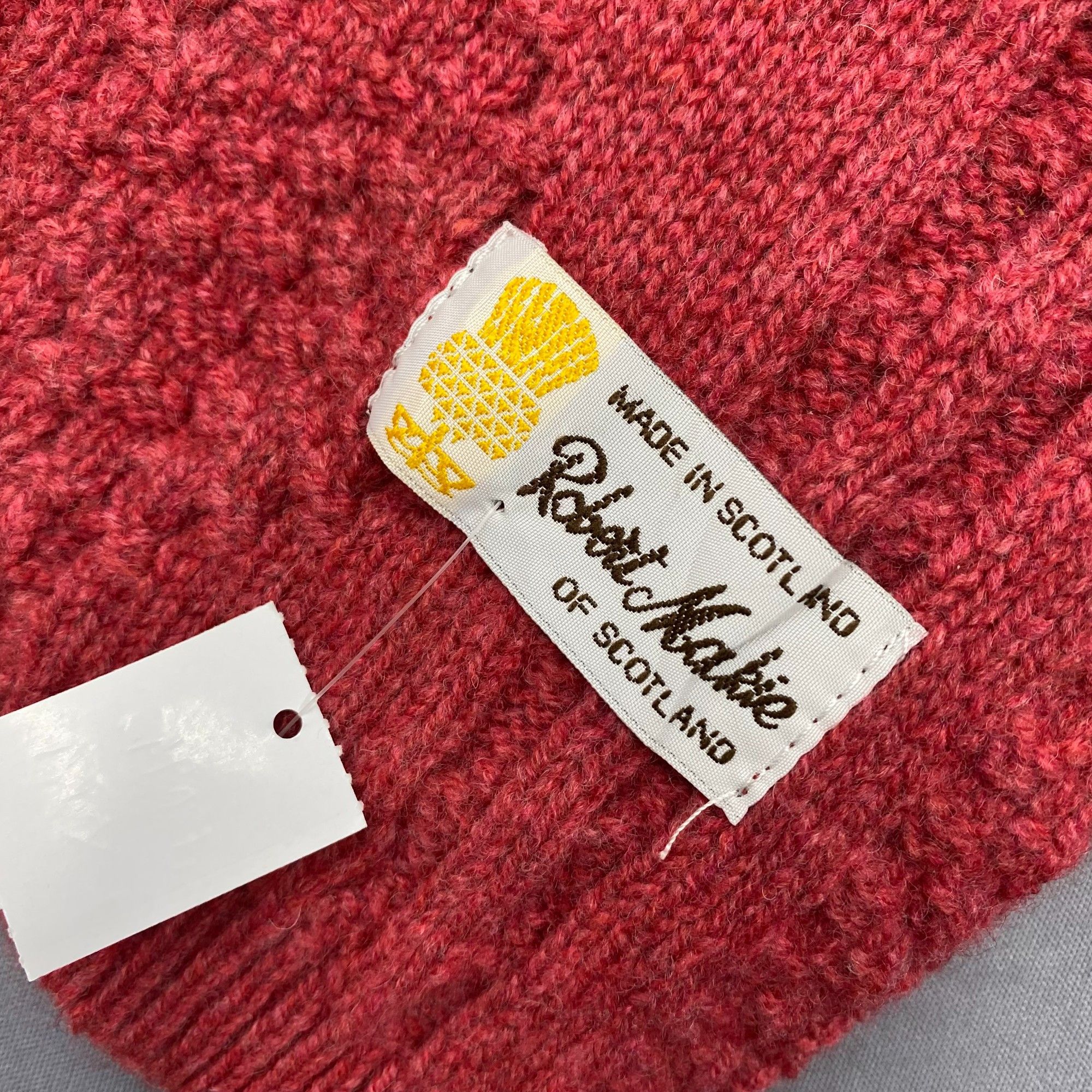 Japanese Brand Vintage Robert Mackie Scarf Muffler Ribbed Knit Wool Scarves Size ONE SIZE - 4 Thumbnail