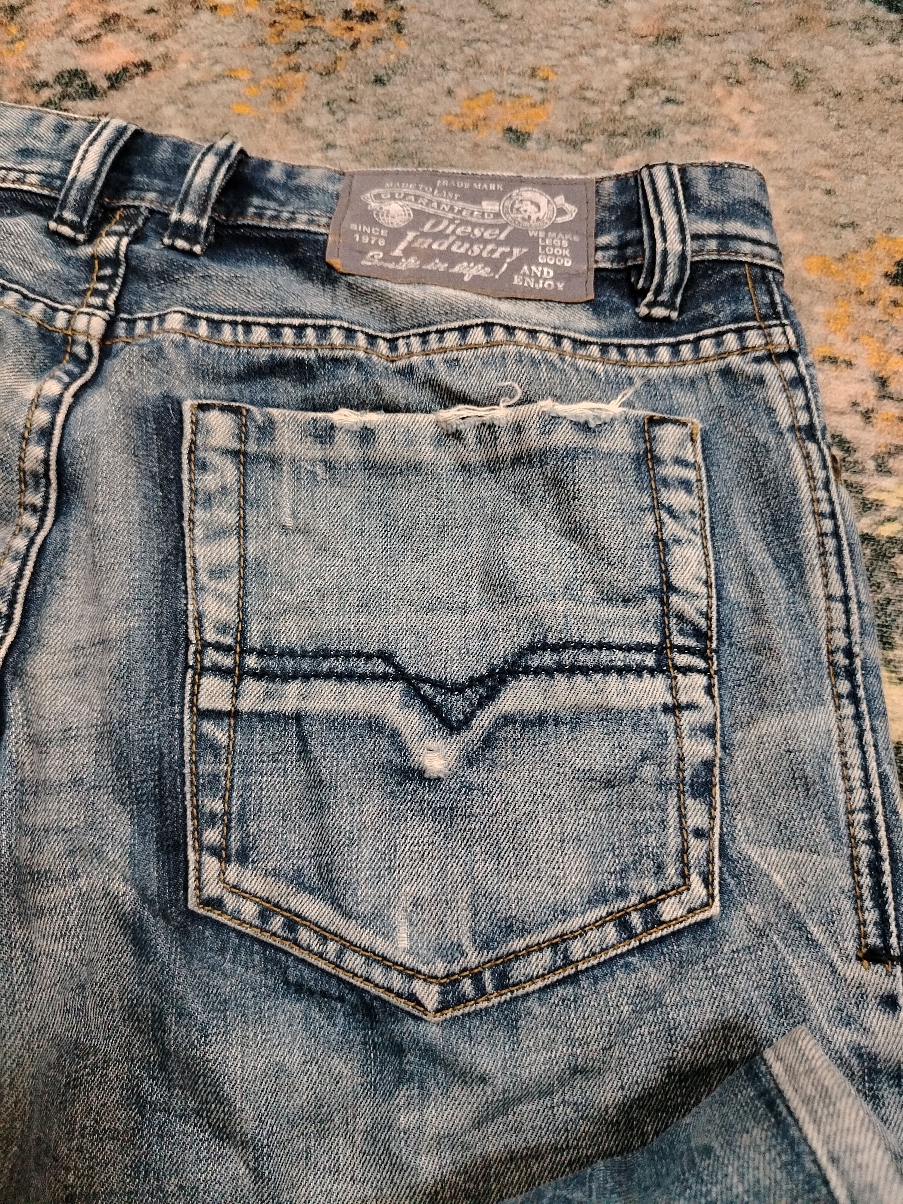 Diesel Diesel Industry Distressed Jeans Size US 32 / EU 48 - 4 Thumbnail
