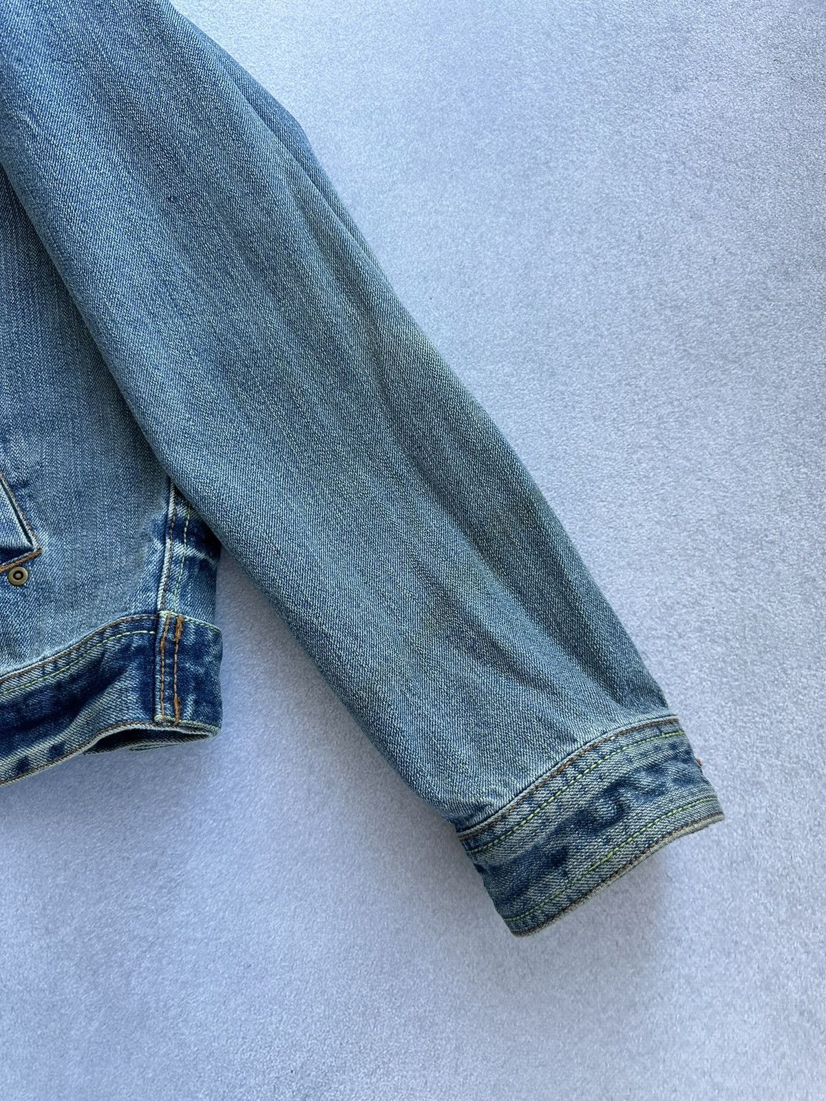 Casablanca × Vintage Vintage Casablanca Denim Distressed Japanese Jacket Size US XL / EU 56 / 4 - 16 Thumbnail