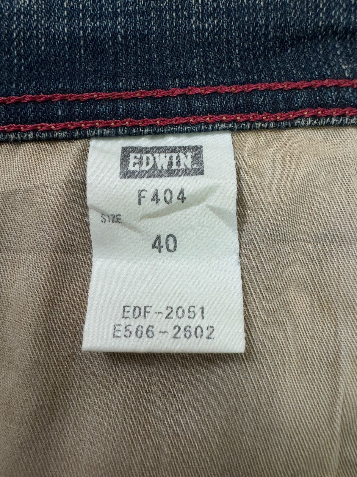 Edwin Vintage Edwin International Distressed Jeans Big Size Denim Size US 41 - 16 Thumbnail