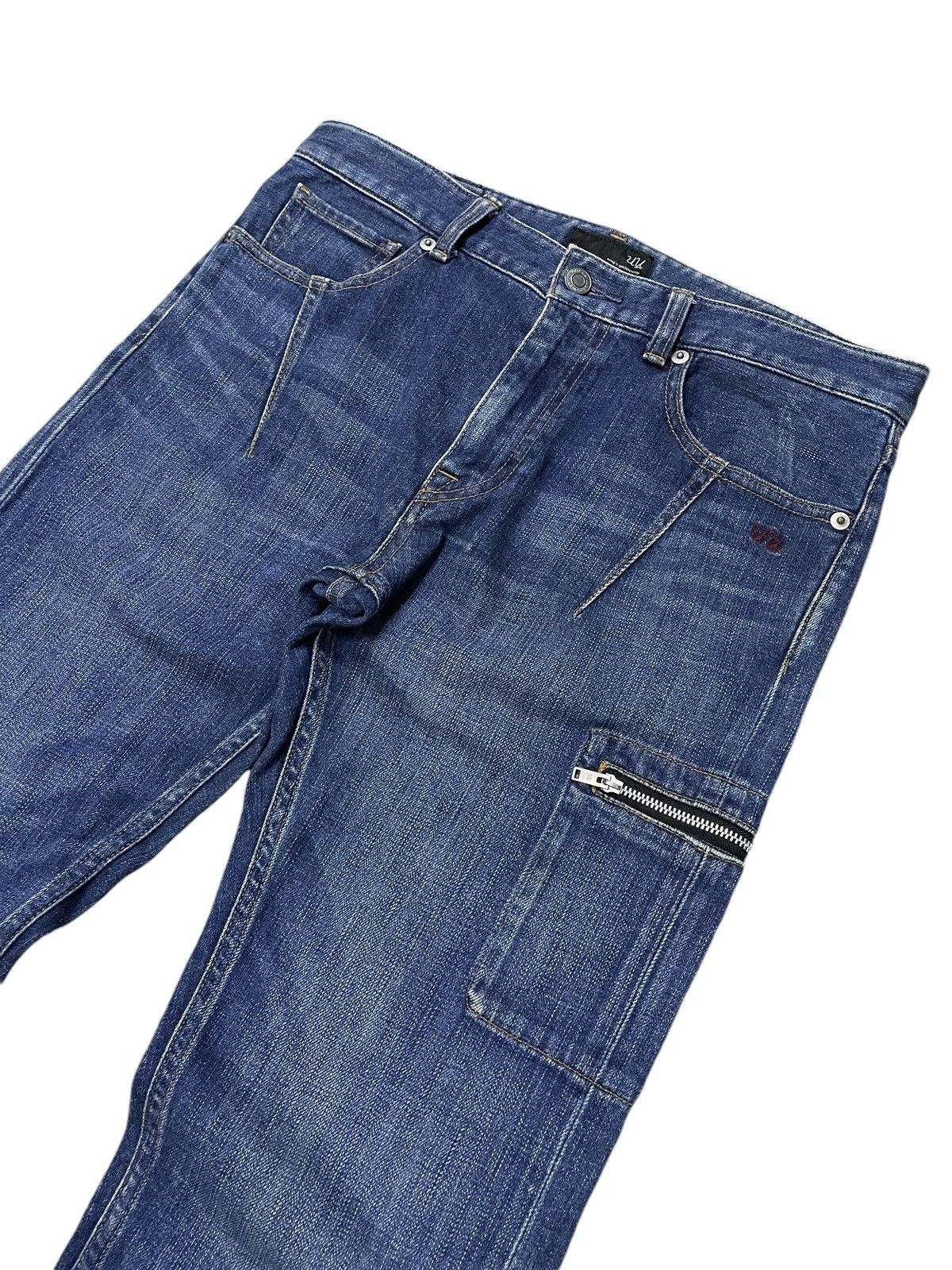 Jun Takahashi × Undercover × Uniqlo Undercover X Uniqlo UU Skinny Cargo Denim Pants Size US 30 / EU 46 - 3 Thumbnail