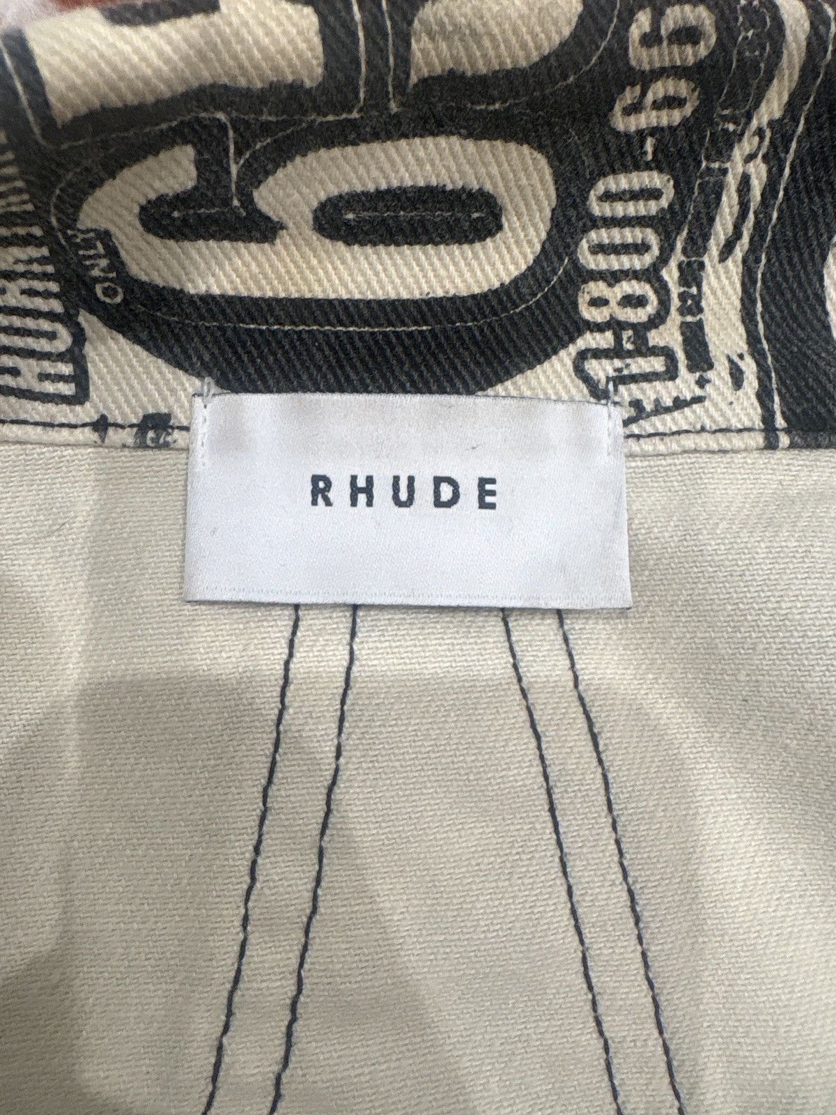 Rhude RHUDE Sex Addict Denim Jacket Size US L / EU 52-54 / 3 - 5 Thumbnail