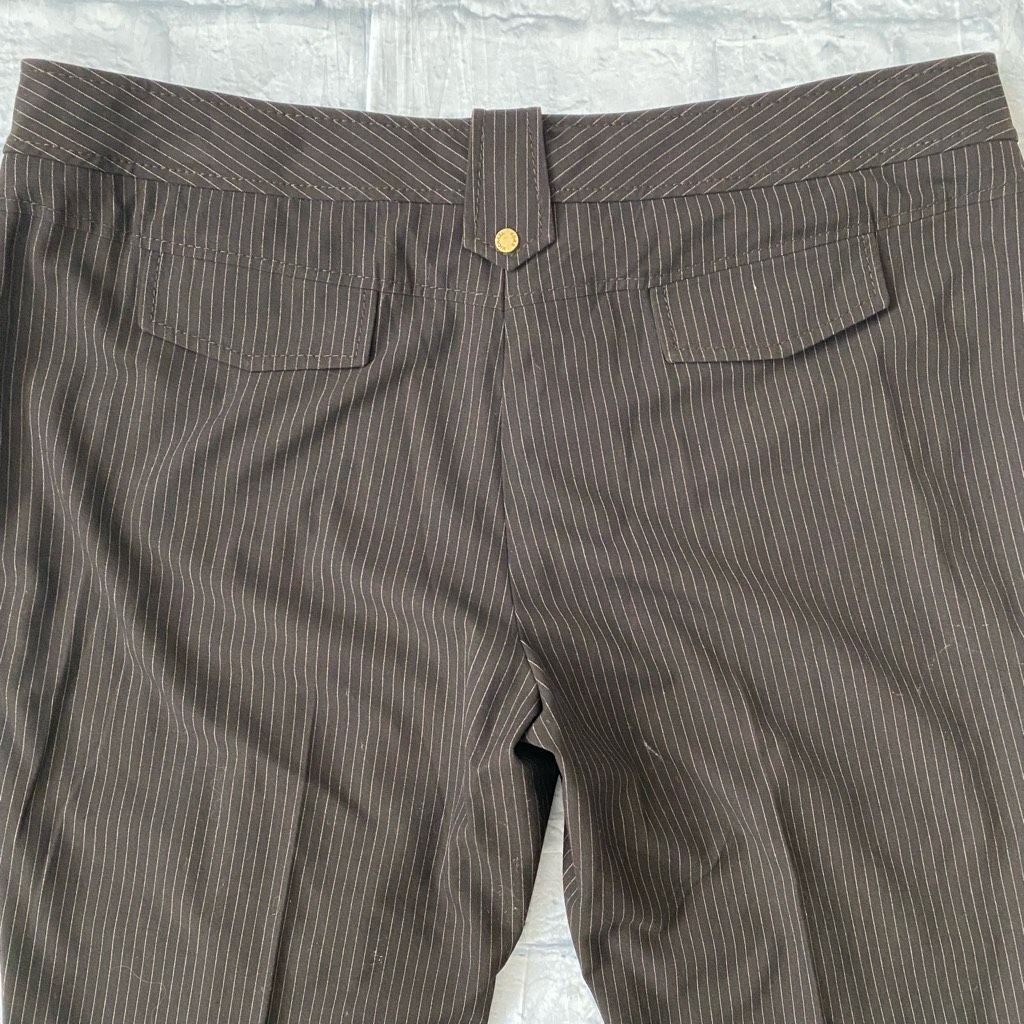 Michael Kors Michael Kors women 14 pin stripe dress pants brown Size 36" / US 14 / IT 50 - 6 Thumbnail