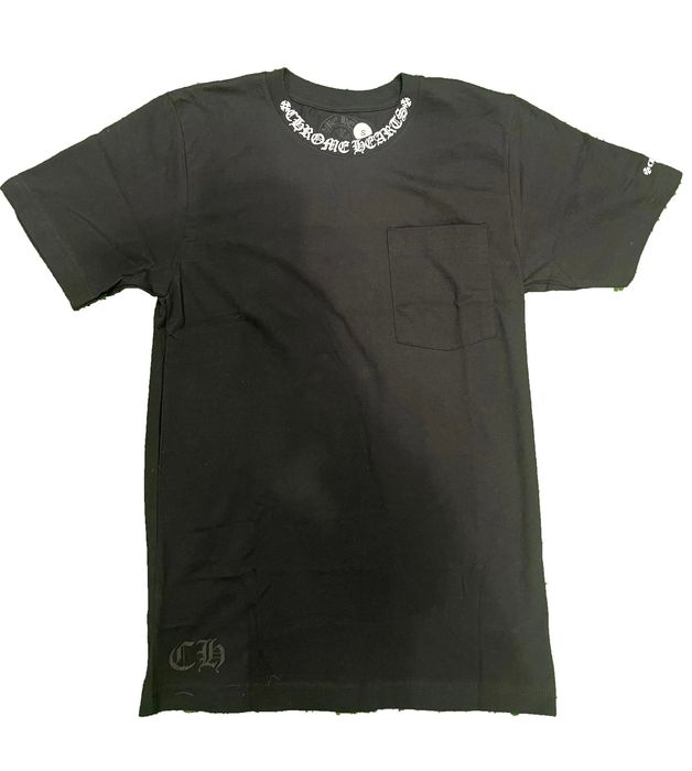 Chrome Hearts Neck Logo T-shirt Black