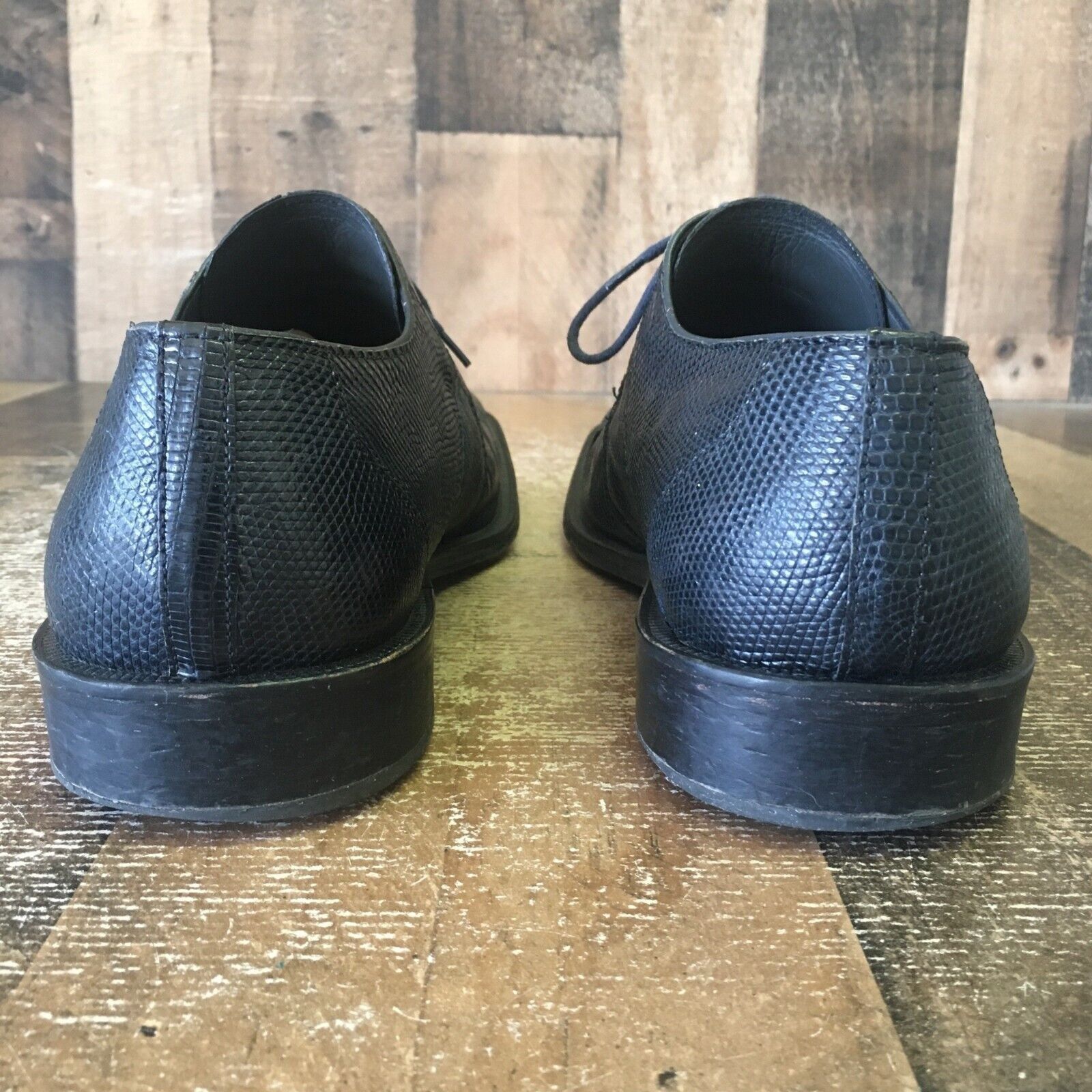 David Eden David Eden Crocodile Oxford Square Toe Shoes Mens 11.5 Size US 11.5 / EU 44-45 - 7 Thumbnail