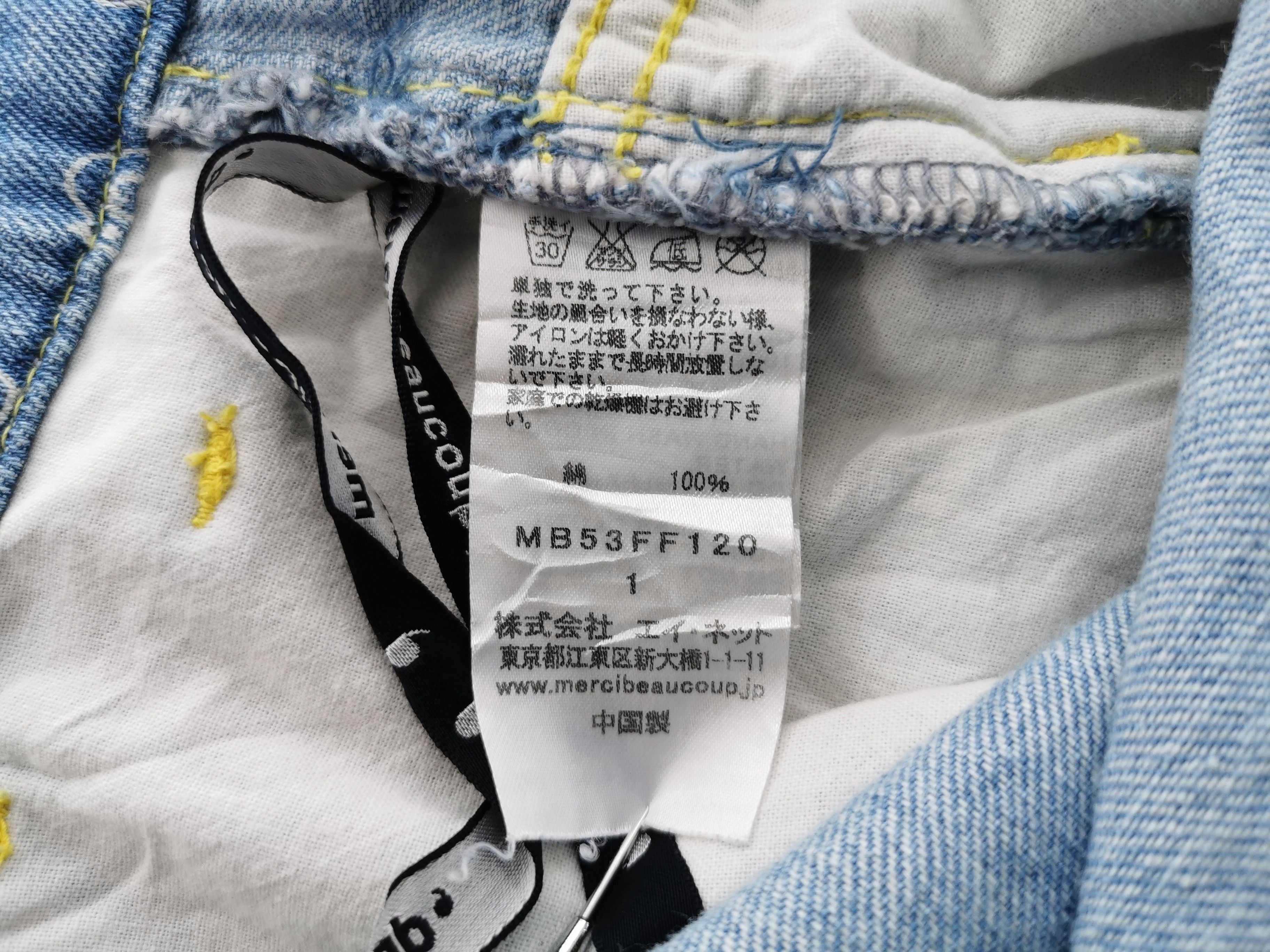Issey Miyake × mercibeaucoup Mercibeaucoup Issey Miyake Monogram Jeans Womens Size 30 Size 30" / US 8 / IT 44 - 10 Thumbnail