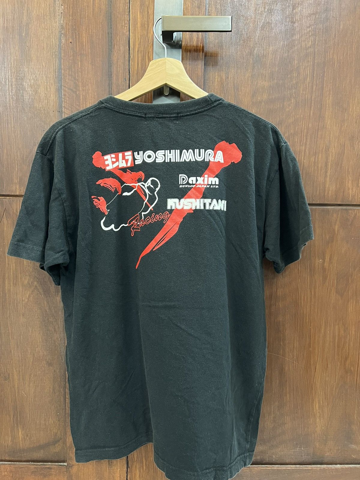 image of Racing x Vintage 90’S Yashimura Kushitani Shirts in Black, Men's (Size Medium)