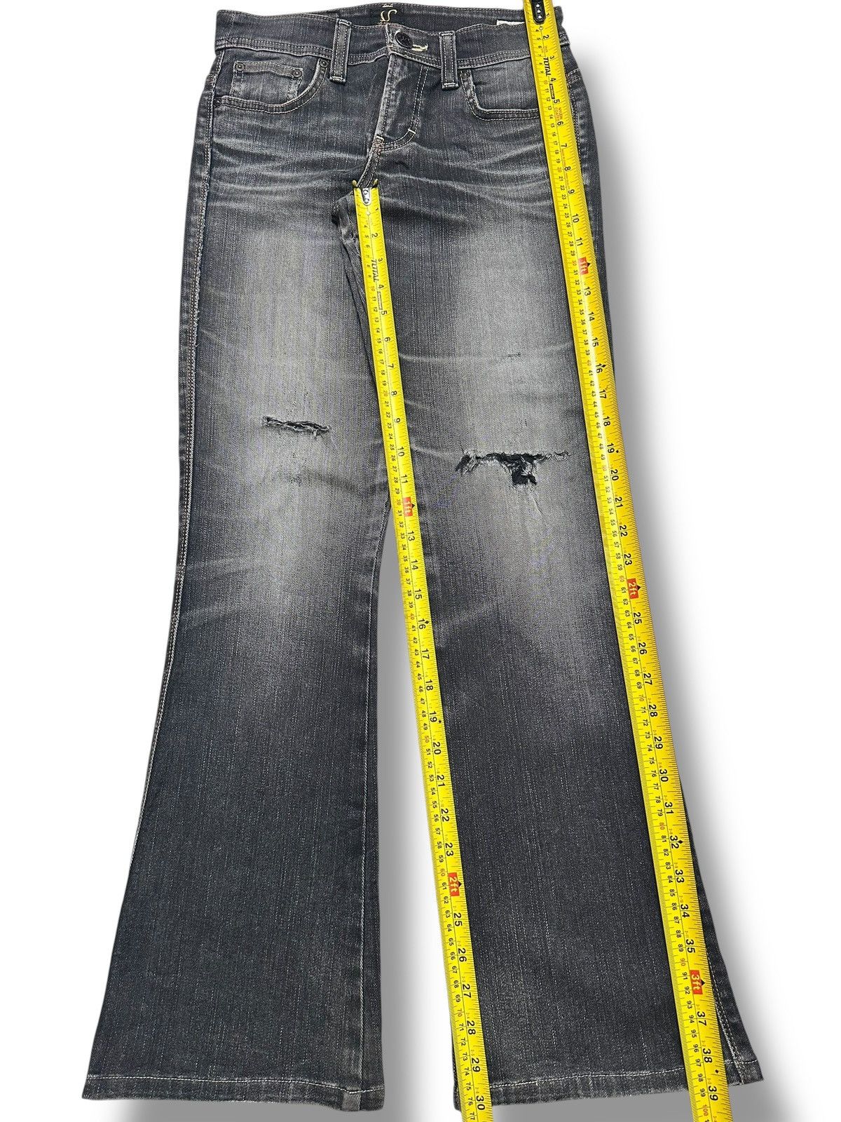 Edwin Something x Edwin Vienus Jean Vintage Distressed Bootcut Size US 28 / EU 44 - 16 Thumbnail