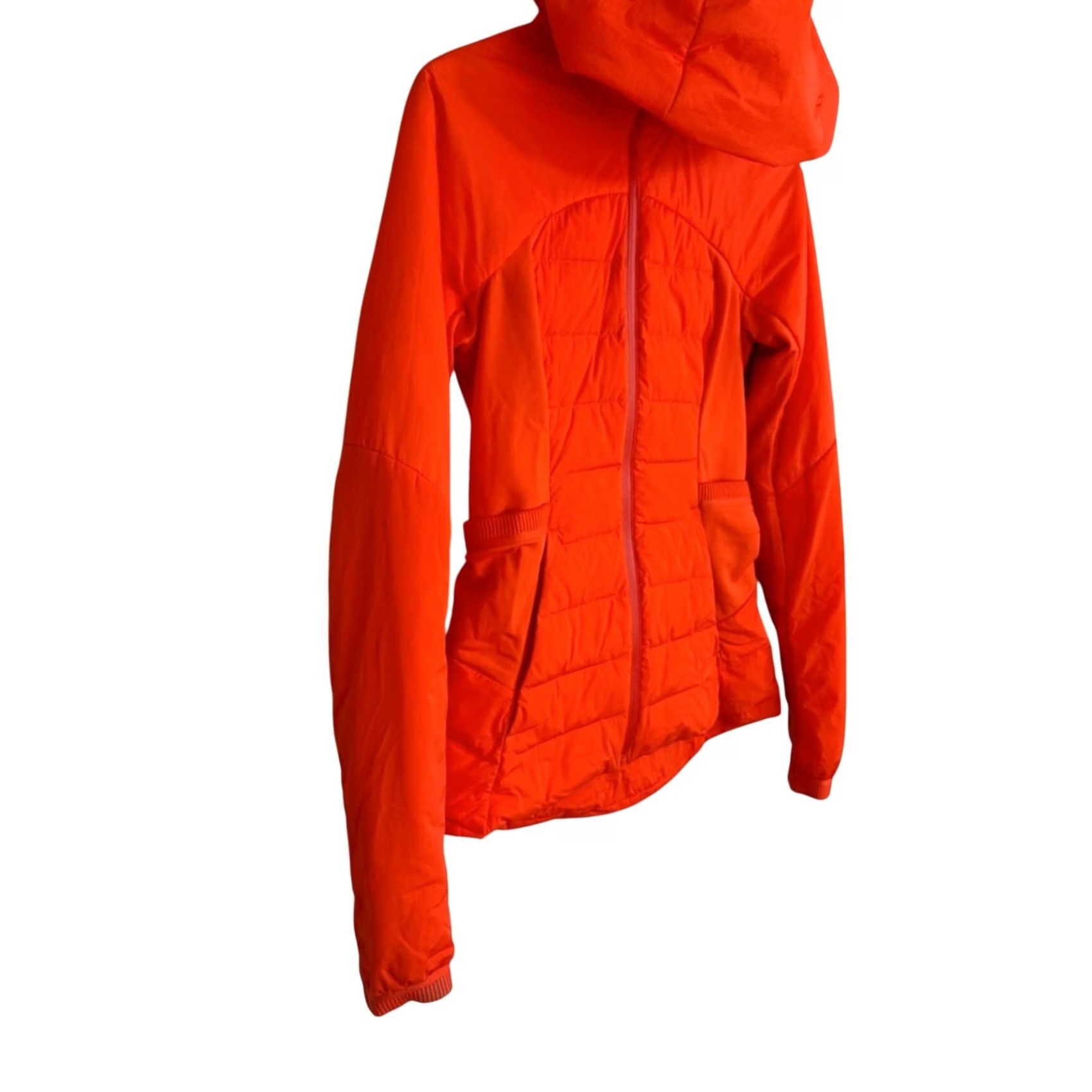 Lululemon Lululemon Down for It All Goose Puffer Jacket Size 4 Atomic Orange Women Jacket Puffer Size S / US 4 / IT 40 - 5 Thumbnail