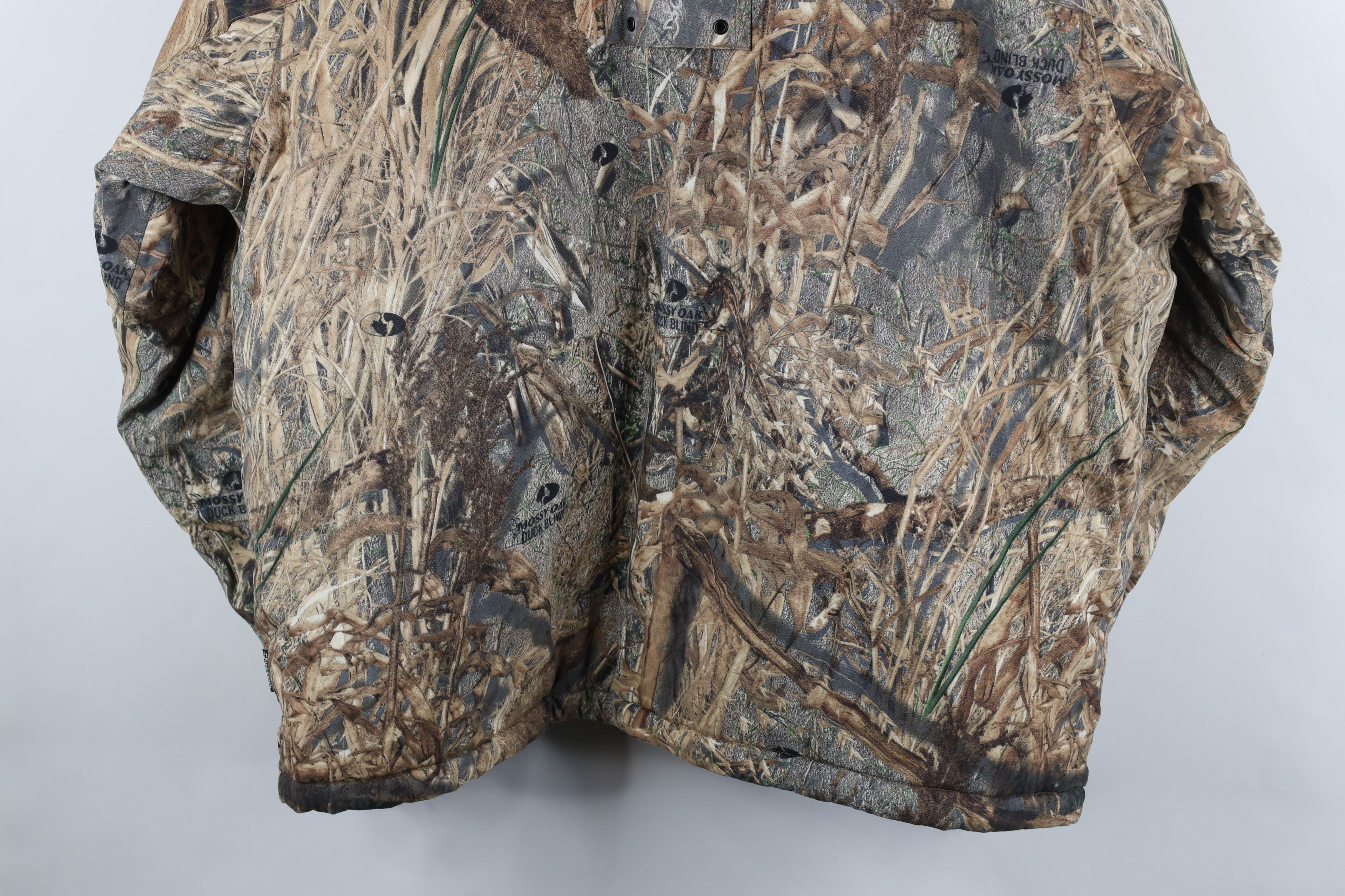 Vintage Vintage 90s Streetwear Duck Blind Camouflage Quilted Jacket Size US XL / EU 56 / 4 - 16 Thumbnail