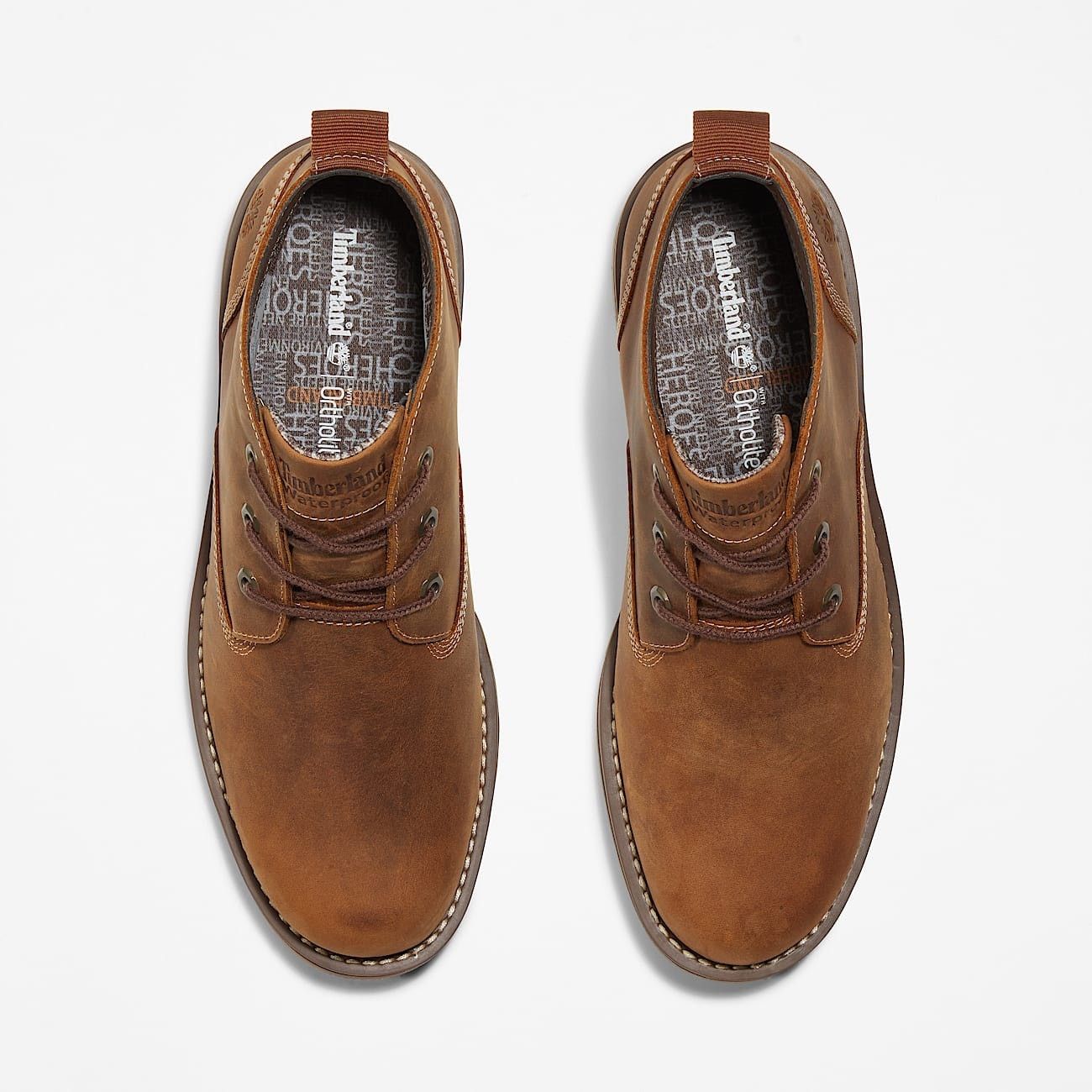Timberland TIMBERLAND MEN'S 11.5 LARCHMONT MID LACED WATERPROOF BROWN Size US 11.5 / EU 44-45 - 3 Thumbnail
