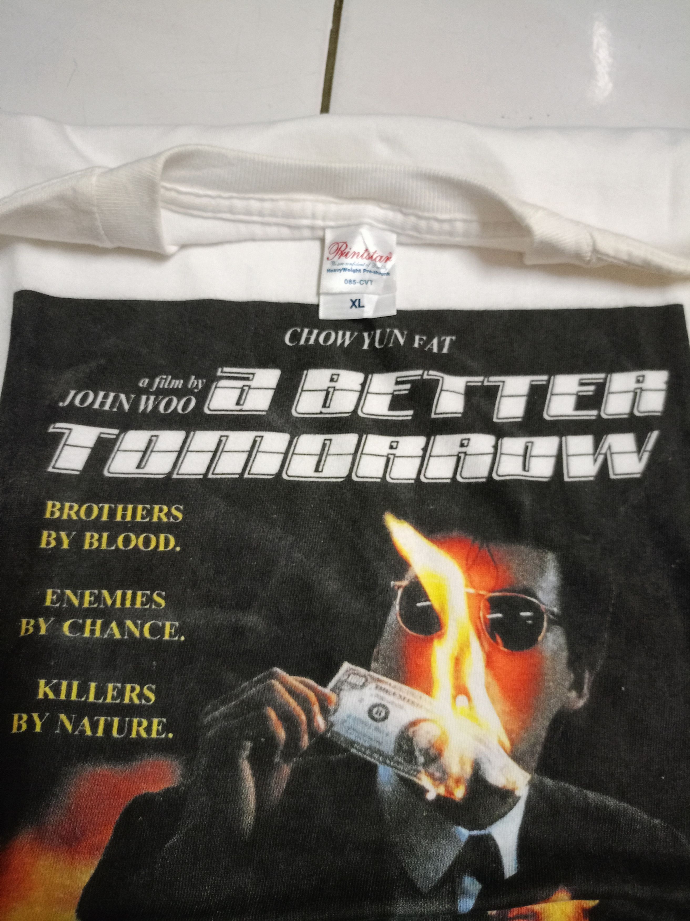 Vintage Vintage rare a better tomorrow movie t shirt/chow yun fatt Size US XL / EU 56 / 4 - 3 Thumbnail