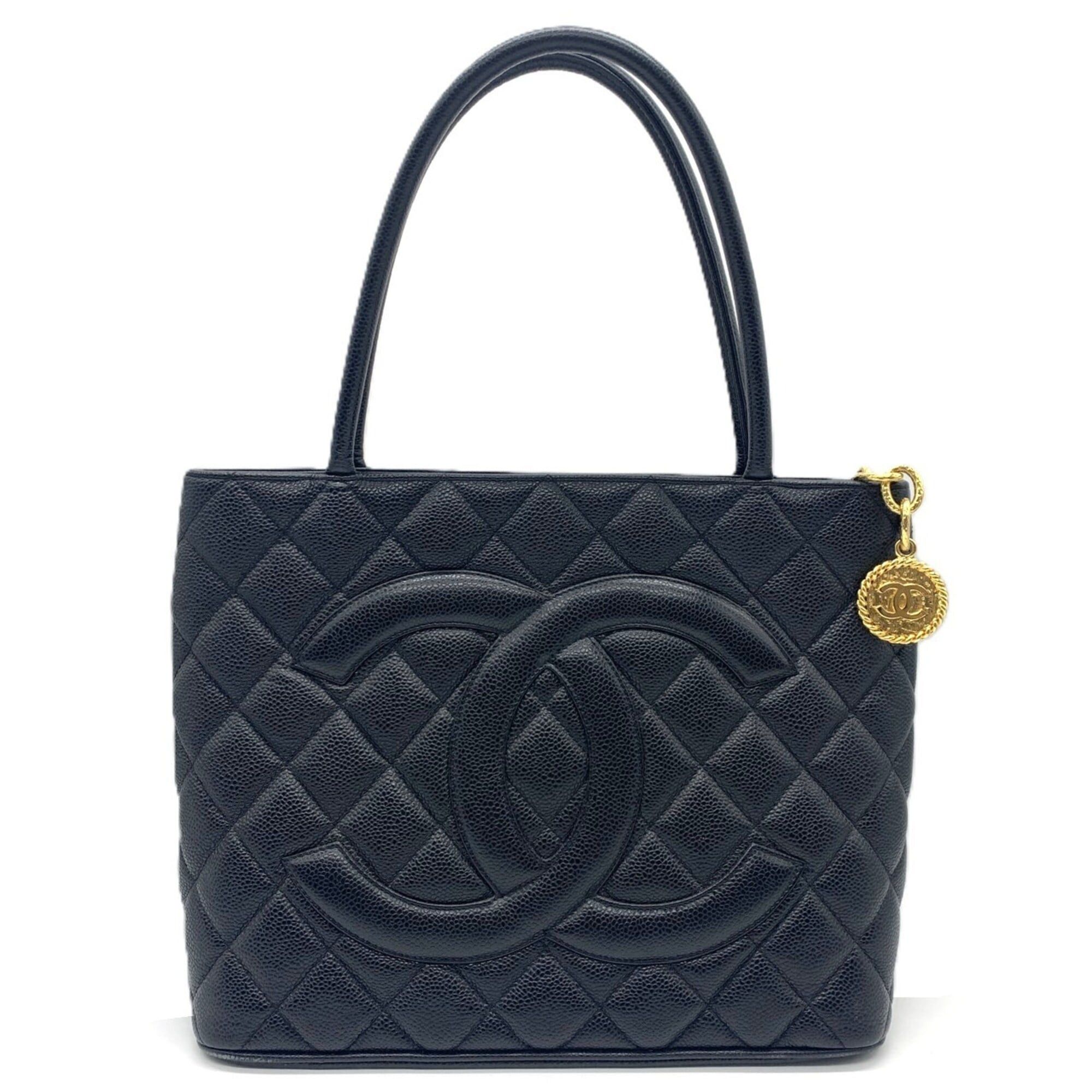 Chanel Chanel Reissue Tote Bag A01804 Caviar Leather Black Women's CHANEL Size ONE SIZE - 1 Thumbnail