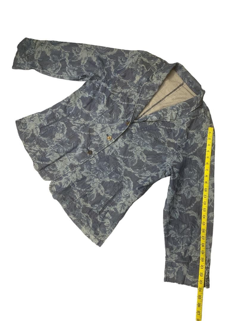 Vintage Vintage Floral Soft Denim Jackets Size M / US 6-8 / IT 42-44 - 10 Thumbnail