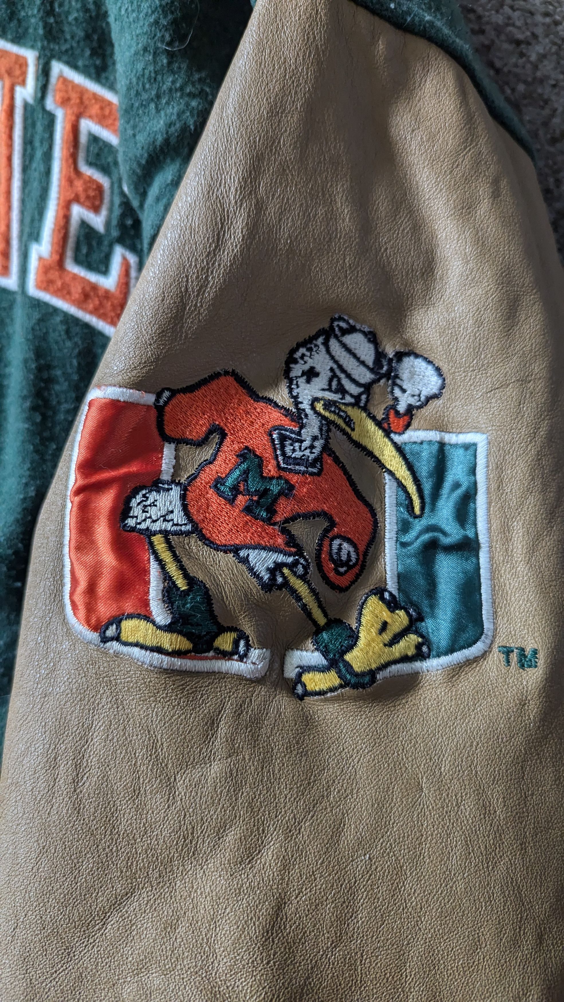 Starter Starter Varsity Jacket Miami Hurricanes XL Size US XL / EU 56 / 4 - 4 Thumbnail