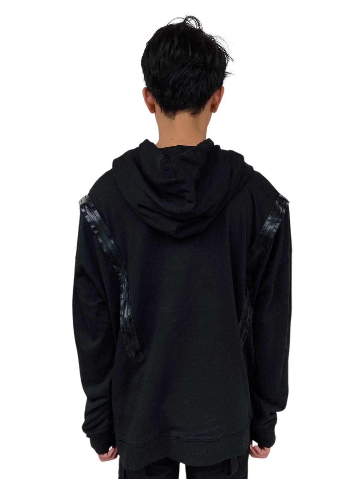 20471120 2000s Yoikadakada - PVC Metal Hoodie Size US M / EU 48-50 / 2 - 3 Thumbnail