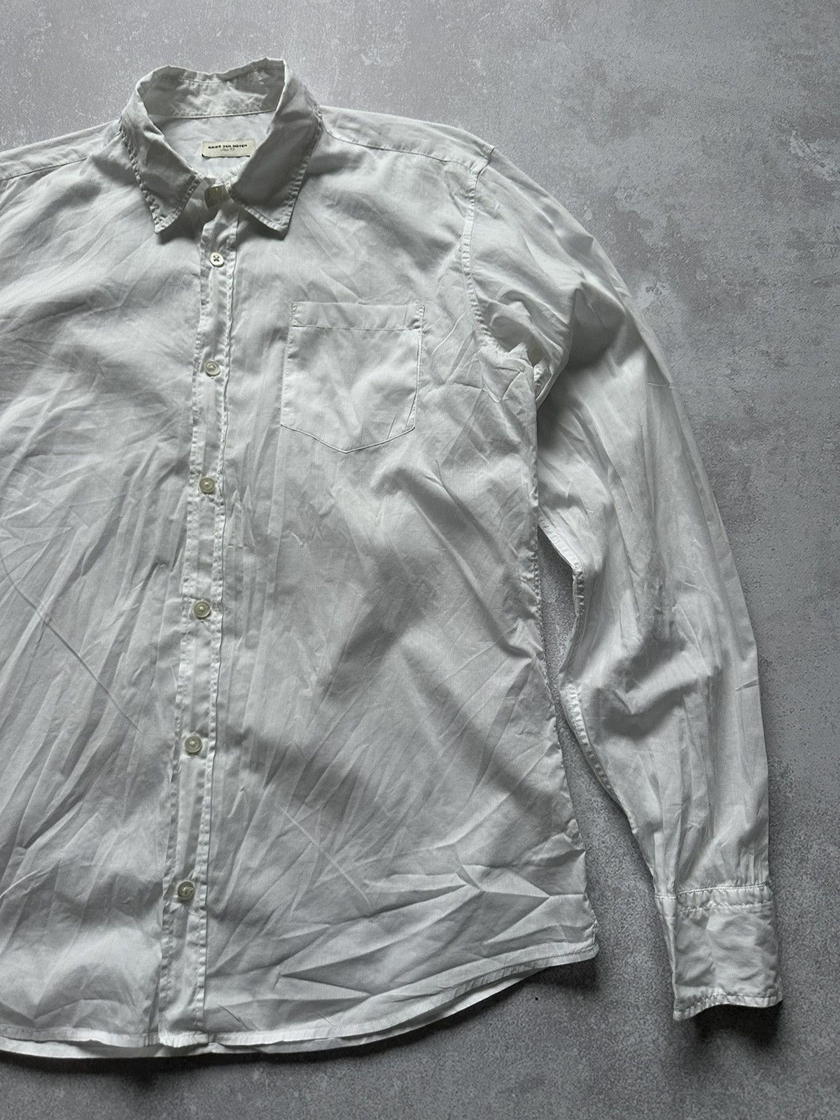 Dries Van Noten Shirts Dries Van Noten size 48 White Size US M / EU 48-50 / 2 - 2 Thumbnail