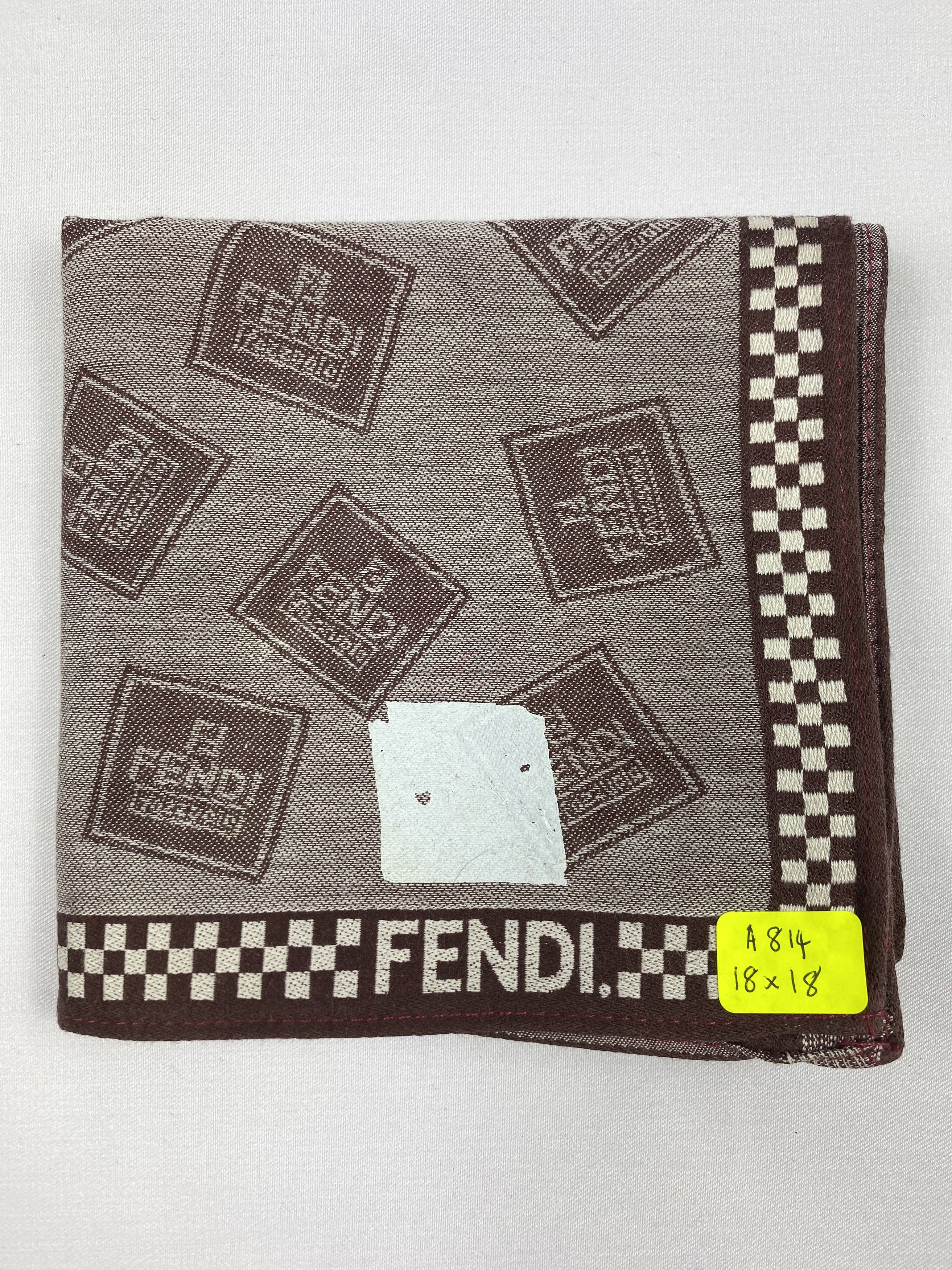 Vintage Fendi Handkerchief / Bandana / Neckerchief A814 Size ONE SIZE - 6 Thumbnail