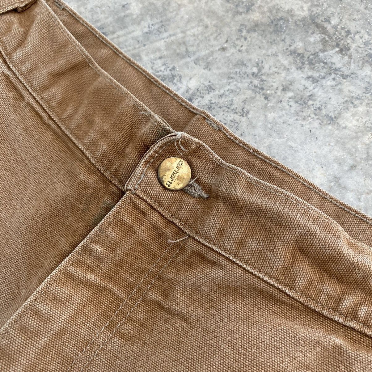 Carhartt Vintage Carhartt Double Knee Faded Tan Carpenter Pants Size US 40 / EU 56 - 9 Thumbnail