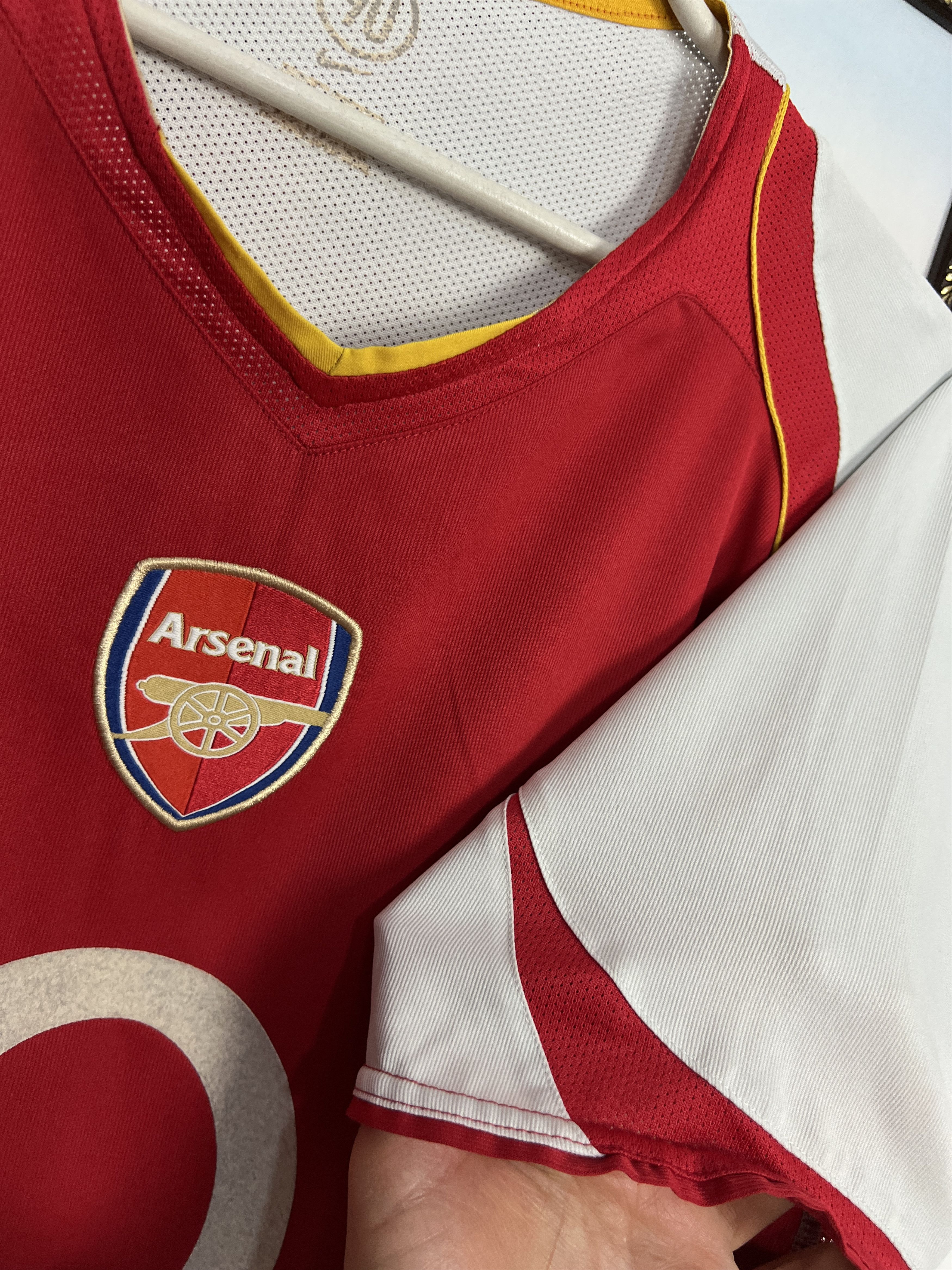 Nike Arsenal Home football shirt 2004 Soccer Jersey Rare Trikot Size US M / EU 48-50 / 2 - 4 Thumbnail