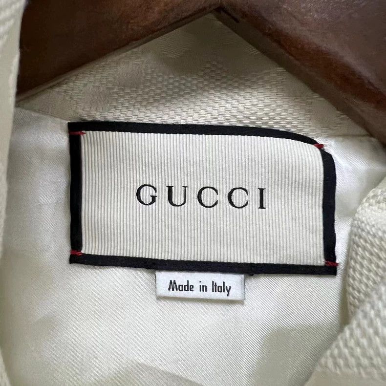 Gucci Gucci Beige embossed double G jacket 2502-Nextarrow Size US XXS / EU 40 - 3 Thumbnail