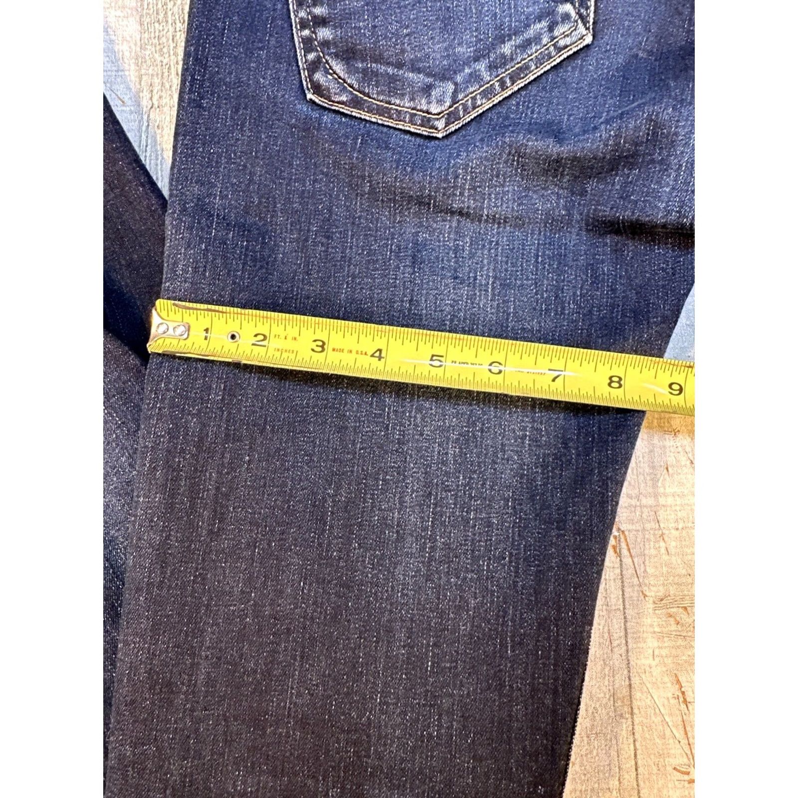Rag & Bone rag & bone Jeans Mens 28x34 Blue Denim Skinny Leg Button Fly Pants Size US 28 / EU 44 - 4 Thumbnail