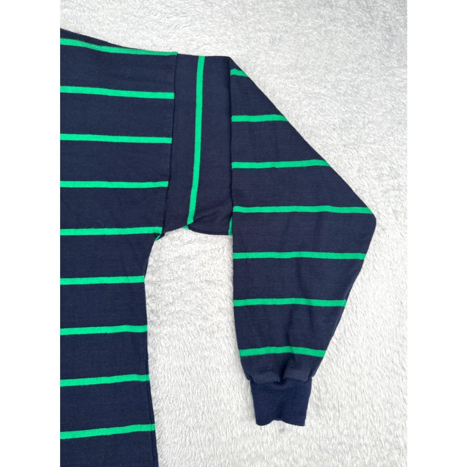 Vintage VINTAGE Connolly Polo Shirt Men 2XL Blue White Striped Cotton Ireland Adare Polo Shirt Mens 2XL Classic Golf 90s Size US XXL / EU 58 / 5 - 2 Thumbnail