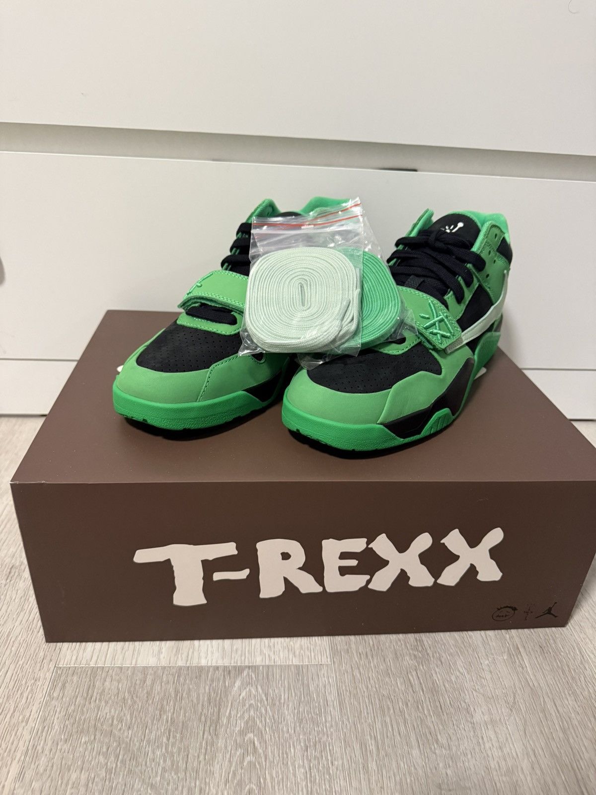 Travis Scott x Jordan Jumpman Jack Trexx 1 Green Spark Sz 9