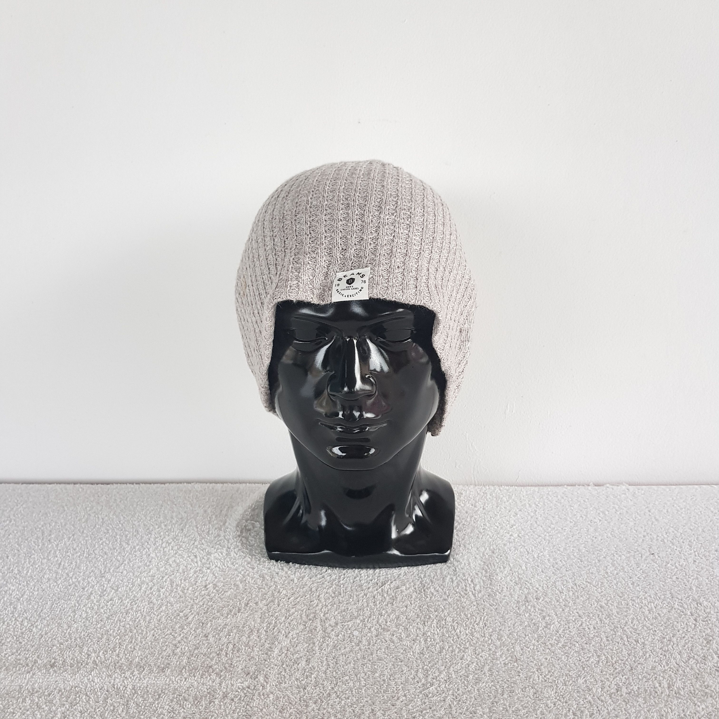 Beams Plus Vintage Beams Beanie Knit Thermal Snow Caps Hats Size ONE SIZE - 2 Thumbnail
