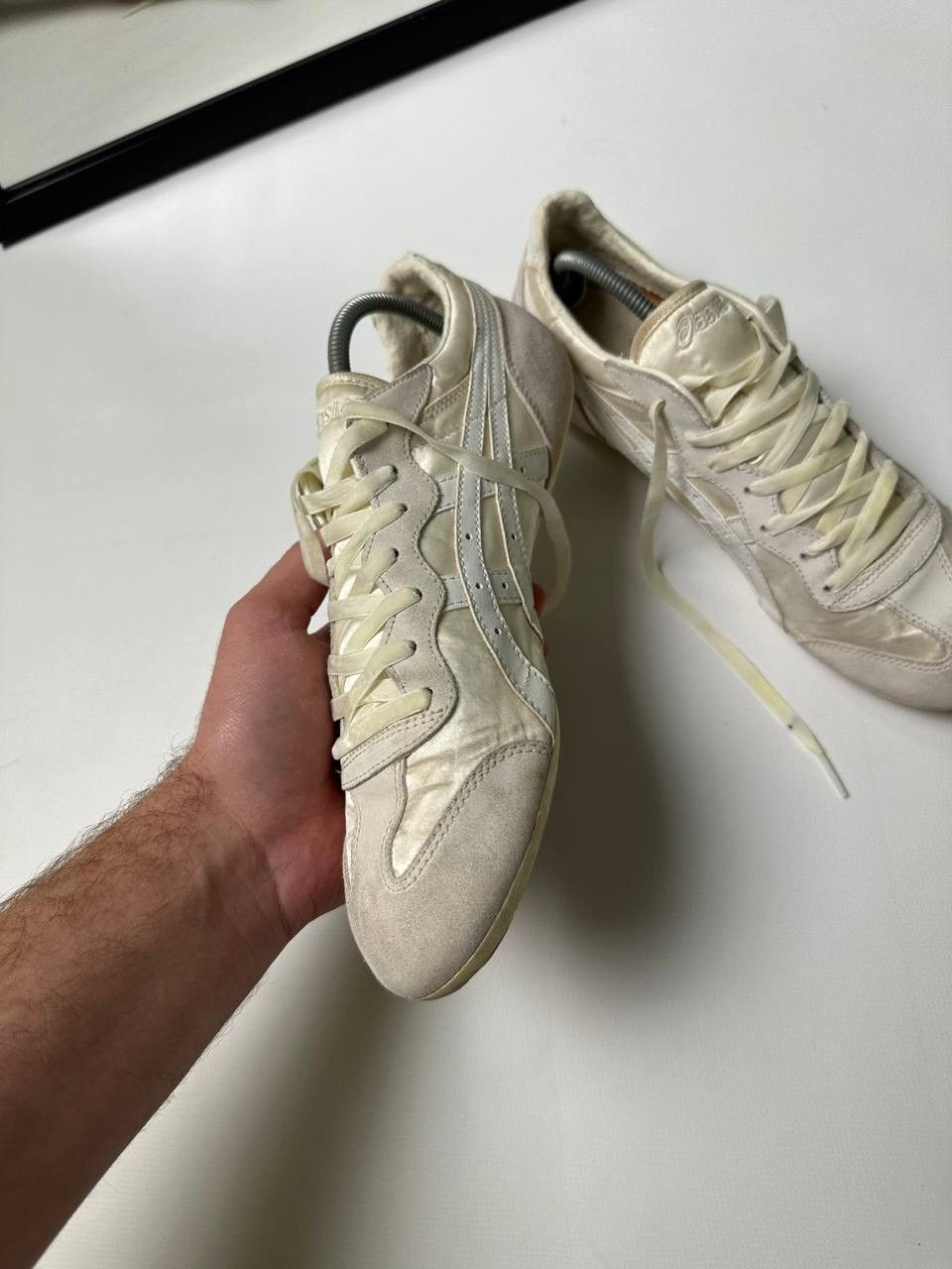Onitsuka Tiger VNTG Japanese Suede Leather Asics Onitsuka Tiger Satin Silk Size US 7.5 / EU 40-41 - 4 Thumbnail