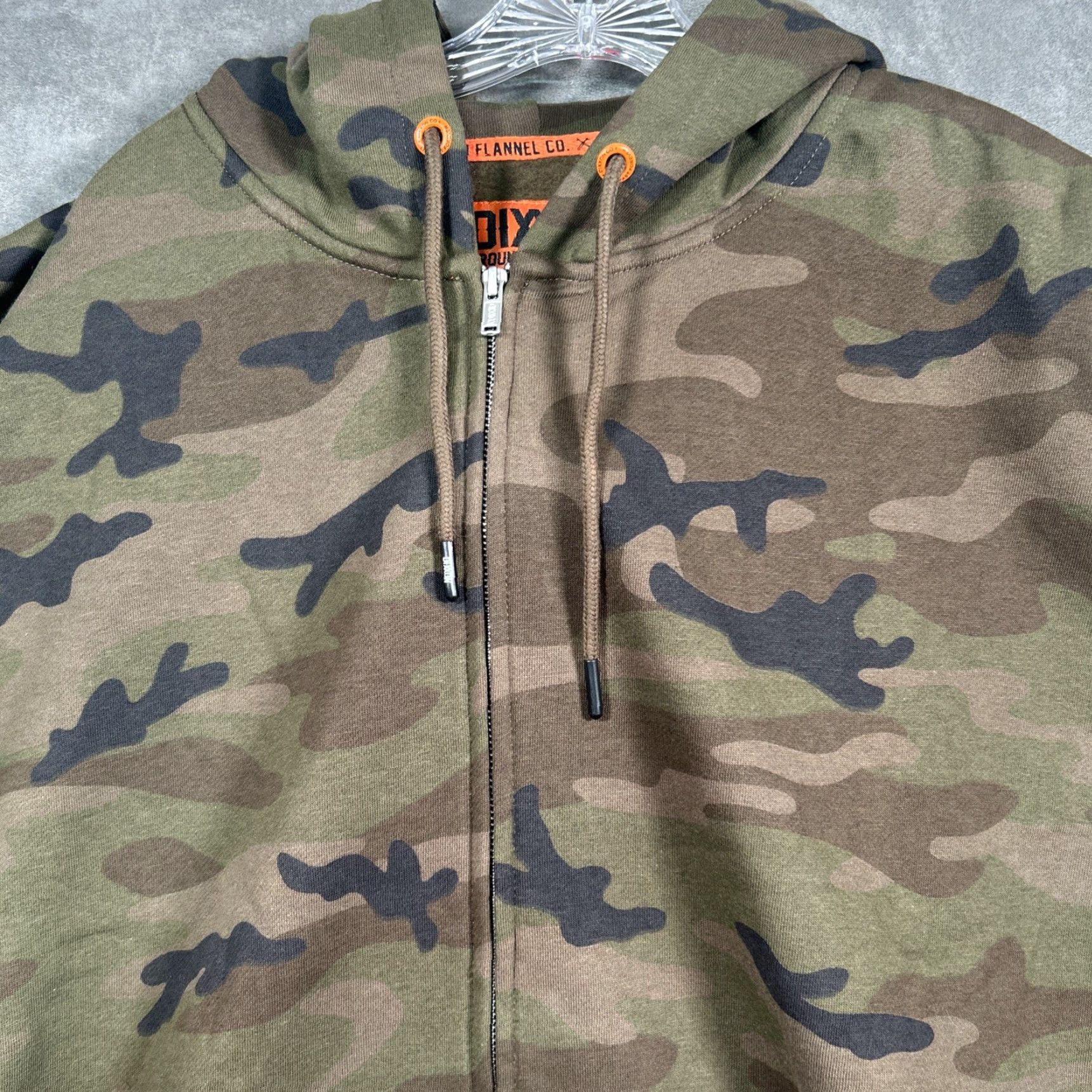 Vintage Dixxon Flannel Co Hoodie Mens 3XL Camouflage Pullover Fleece Hooded Pockets Streetwear Size US XXL / EU 58 / 5 - 2 Thumbnail