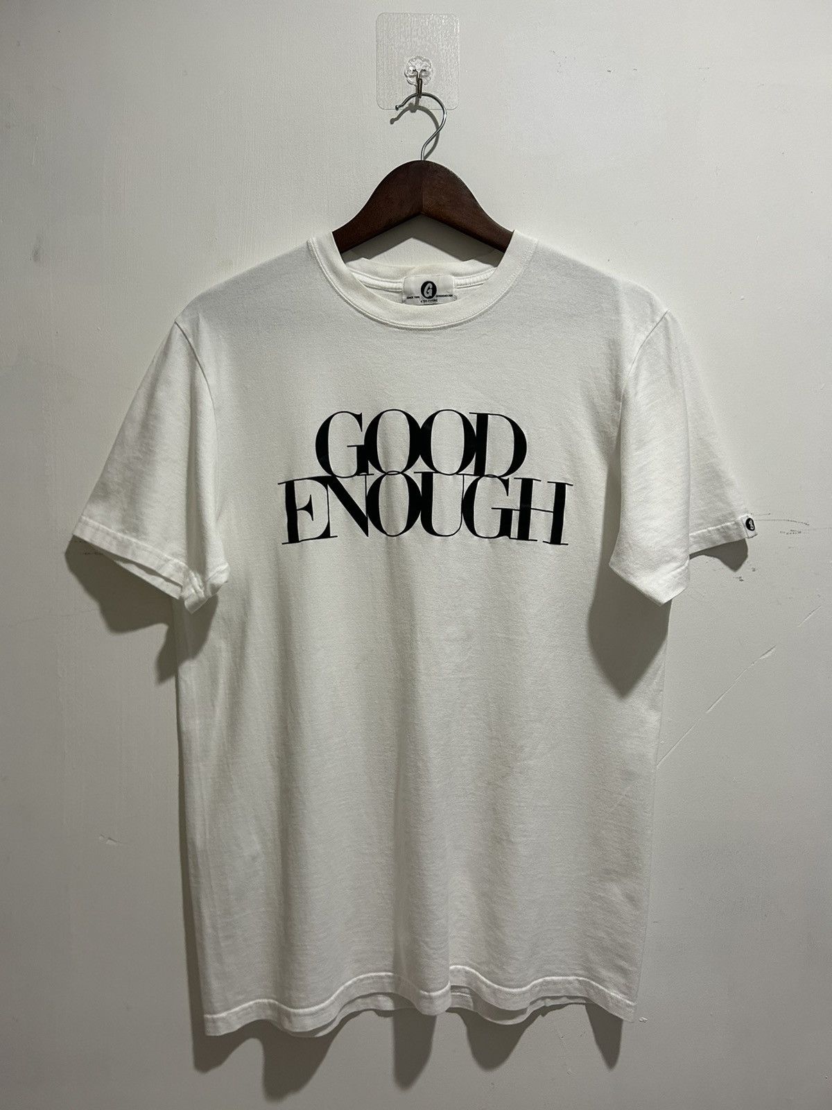 GOODENOUGH Vintage 2000s GOODENOUGH by Hiroshi Fujiwara Reflective Tee Size US M / EU 48-50 / 2 - 3 Thumbnail