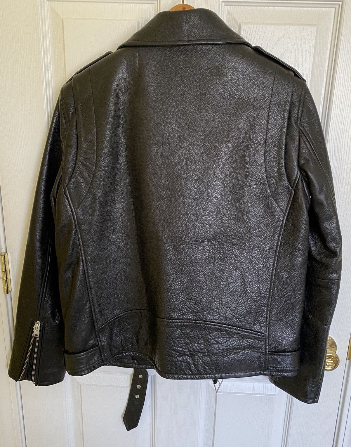 Iro IRO Paris FW15 Maizil Leather Biker Jacket Medium Black Size US M / EU 48-50 / 2 - 4 Thumbnail