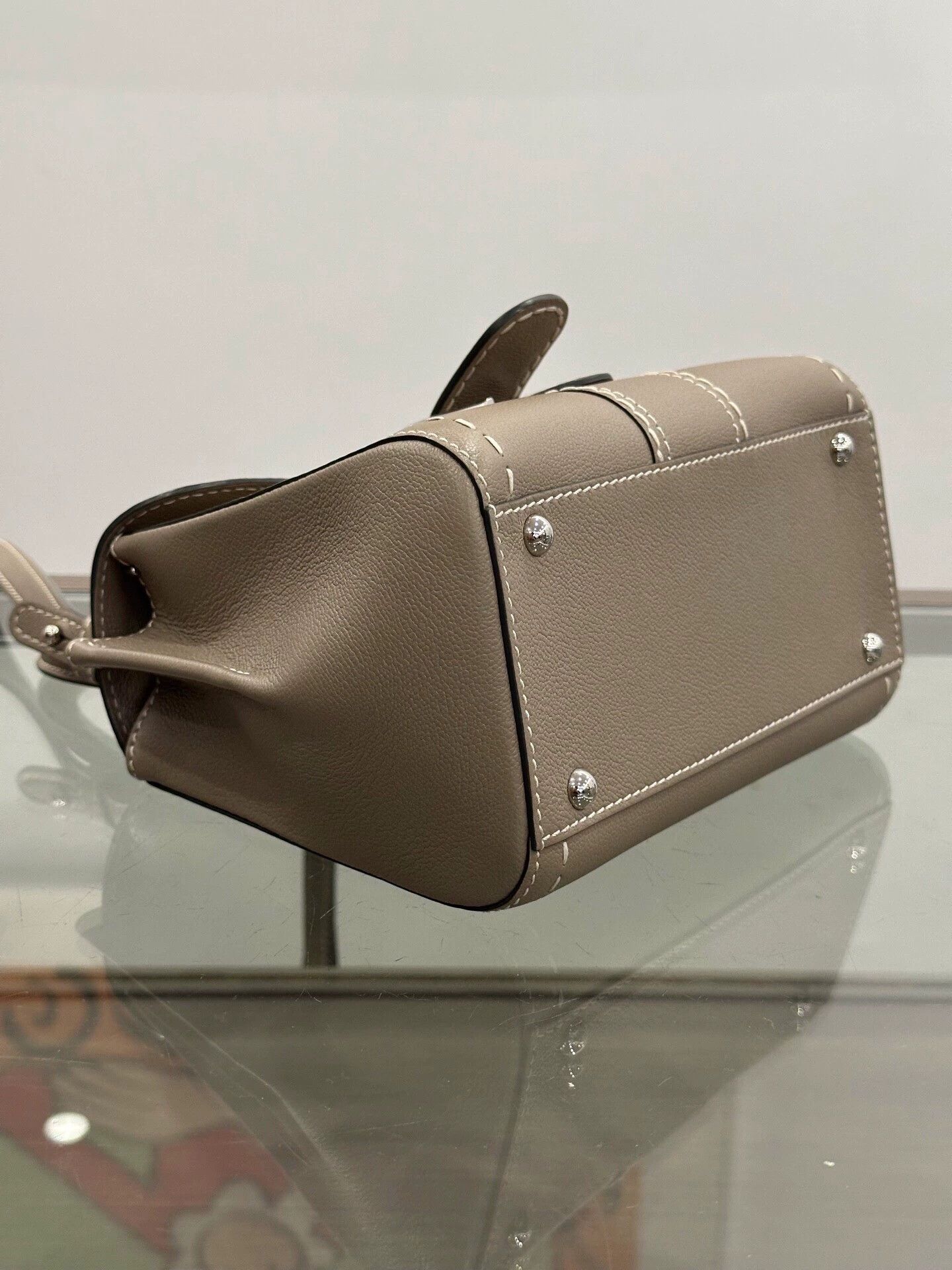 Delvaux Delvaux Brillant 20cm Elephant Gray Tote/Shoulder/Crossbody Size ONE SIZE - 6 Thumbnail
