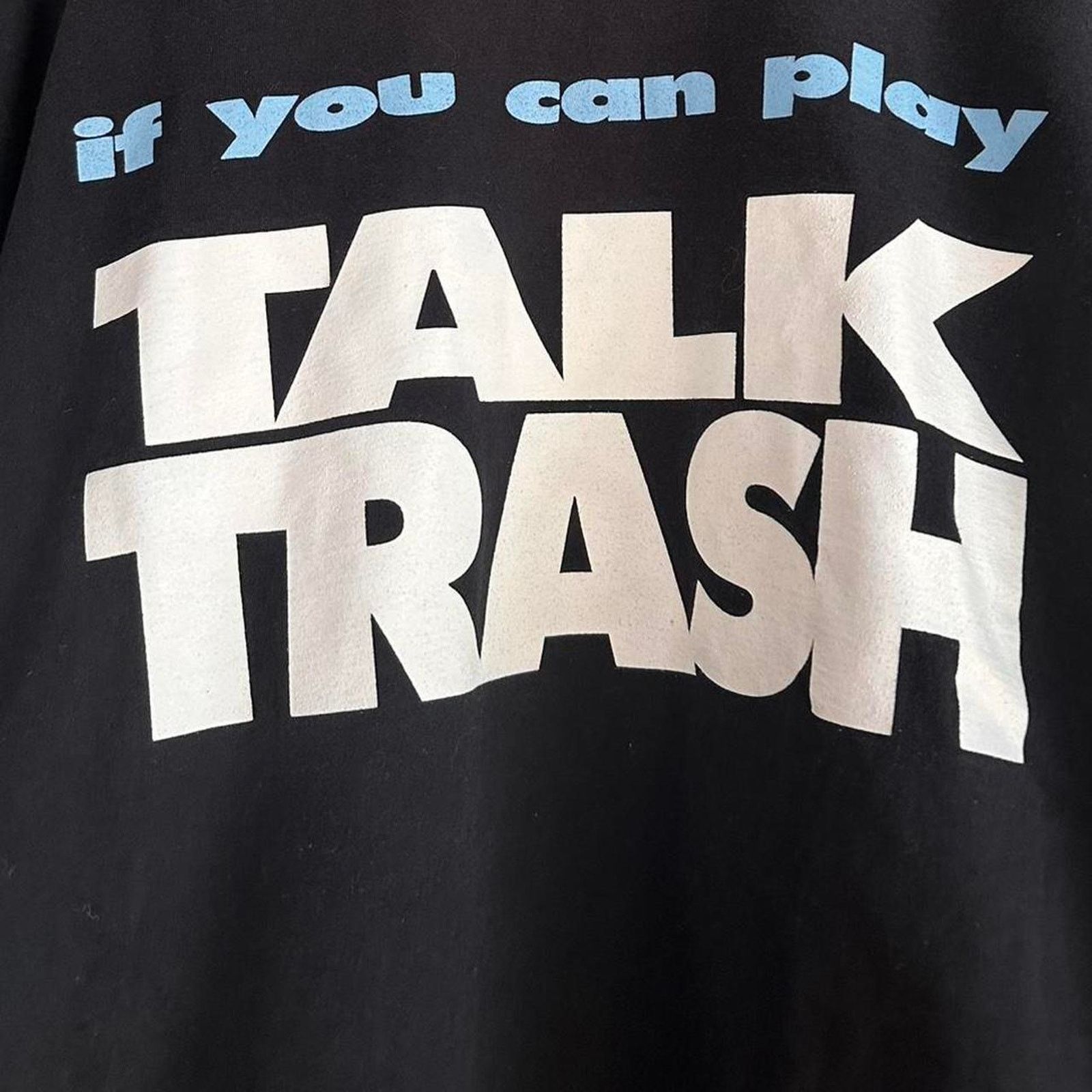 Fruit Of The Loom × Vintage Vintage Trash Talk Shirt Size US XXL / EU 58 / 5 - 3 Thumbnail