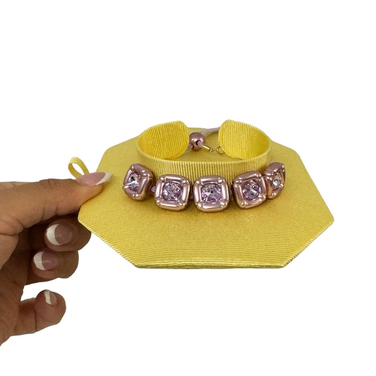 Swarovski Swarovski Dulcis bracelet Cushion cut, Purple New Medium Size ONE SIZE - 5 Thumbnail