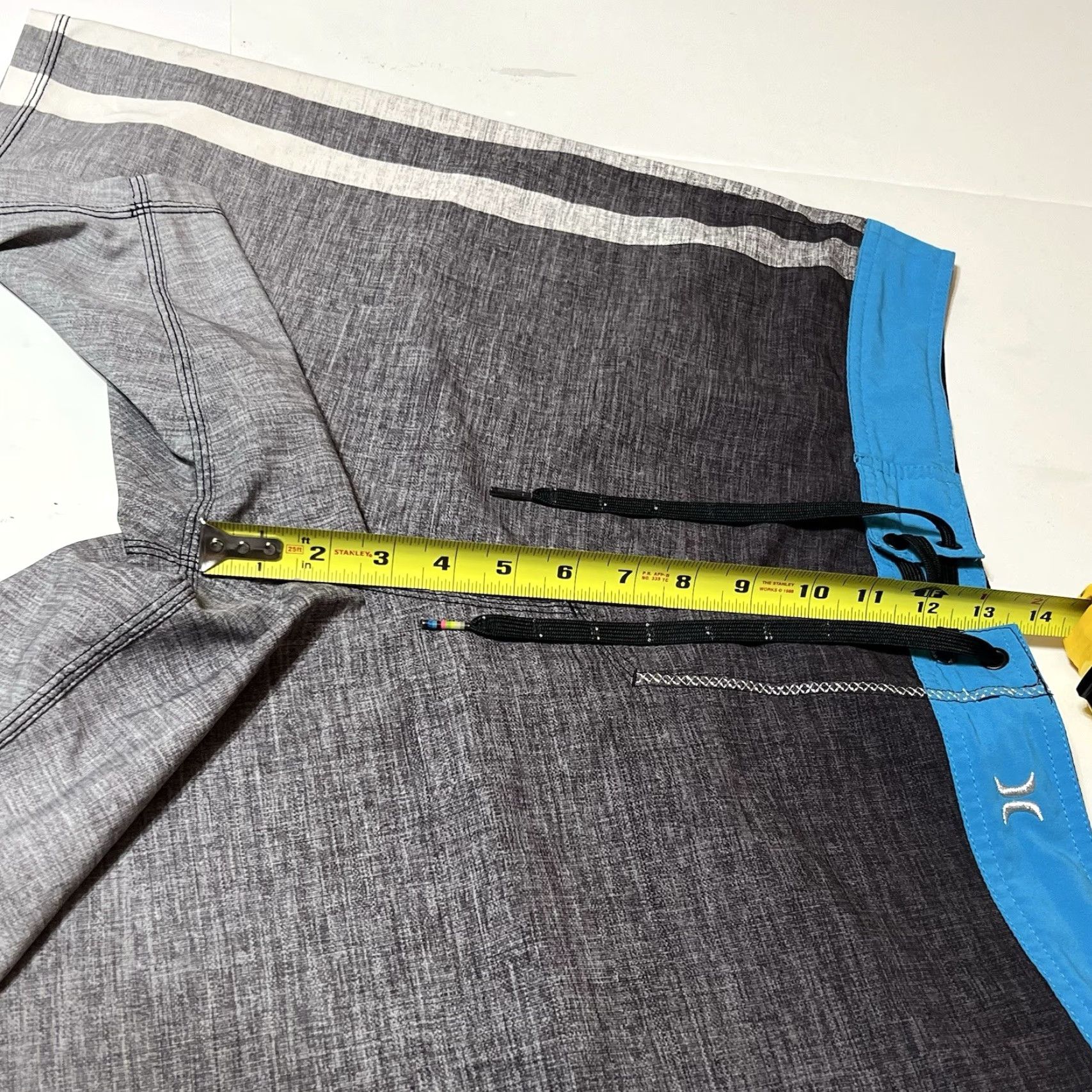 Hurley Hurley Phantom Boardshorts Mens 36 Swim Trunks Surf Pocket Lightweight Gray Size US 36 / EU 52 - 4 Thumbnail