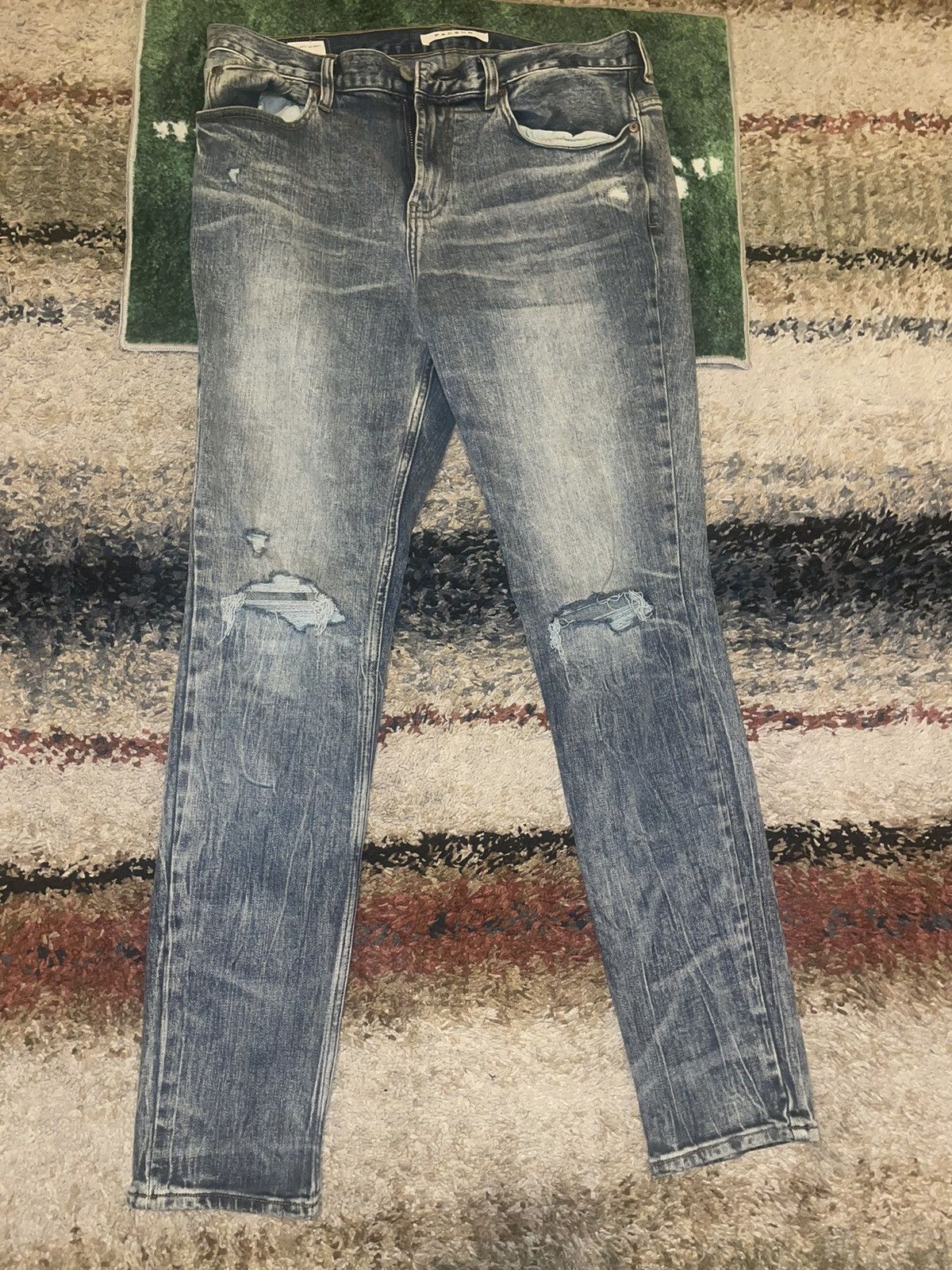 Vintage Blue ripped denim Size US 32 / EU 48 - 1 Preview