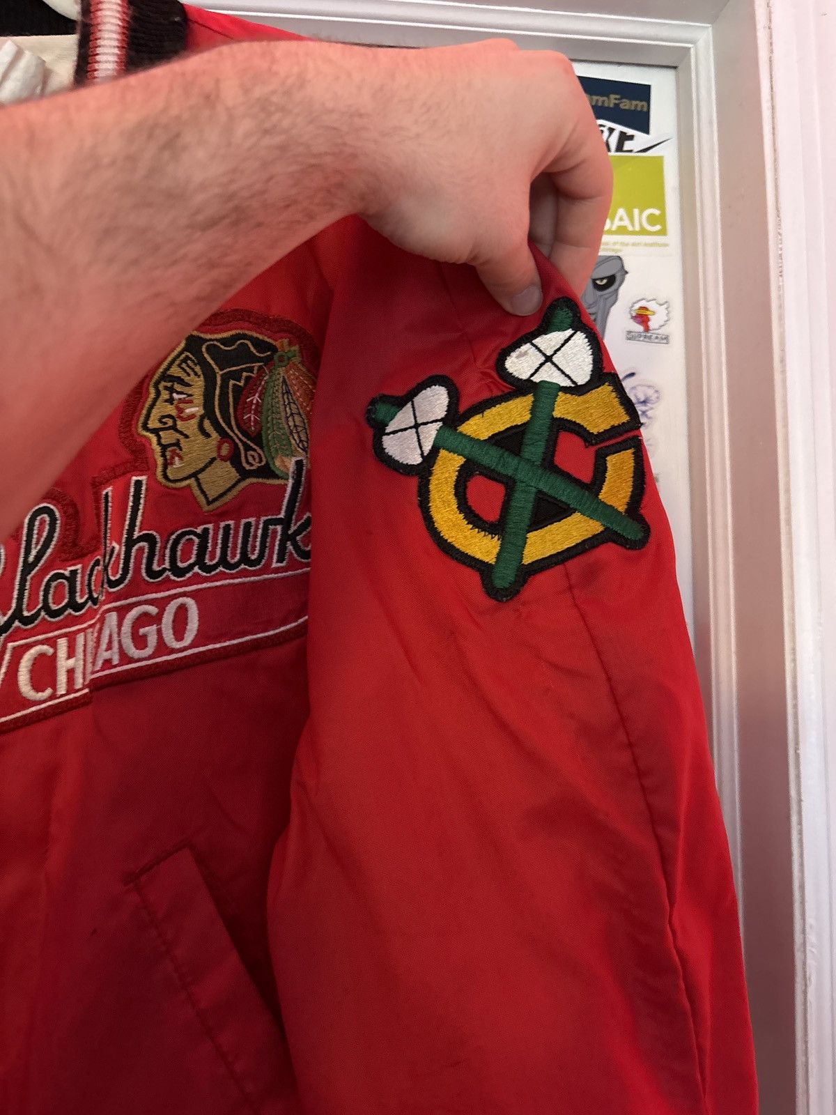 Other Vintage Chicago Blackhawks Jacket 50’s-60’s Size US XL / EU 56 / 4 - 3 Thumbnail