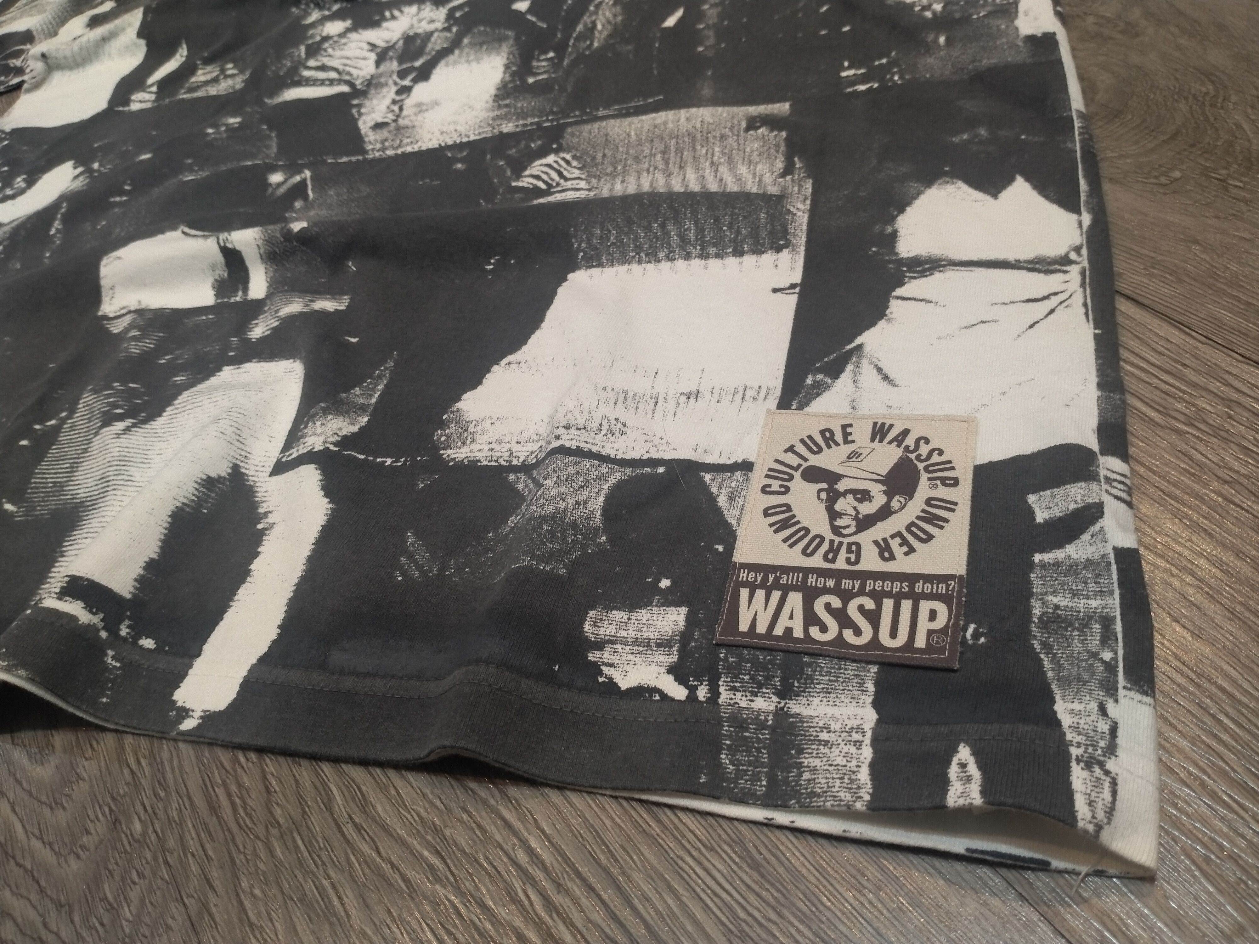 Japanese Brand Vintage Streetwear Wassup 70s Soul Art By Grakey Size US XL / EU 56 / 4 - 5 Thumbnail