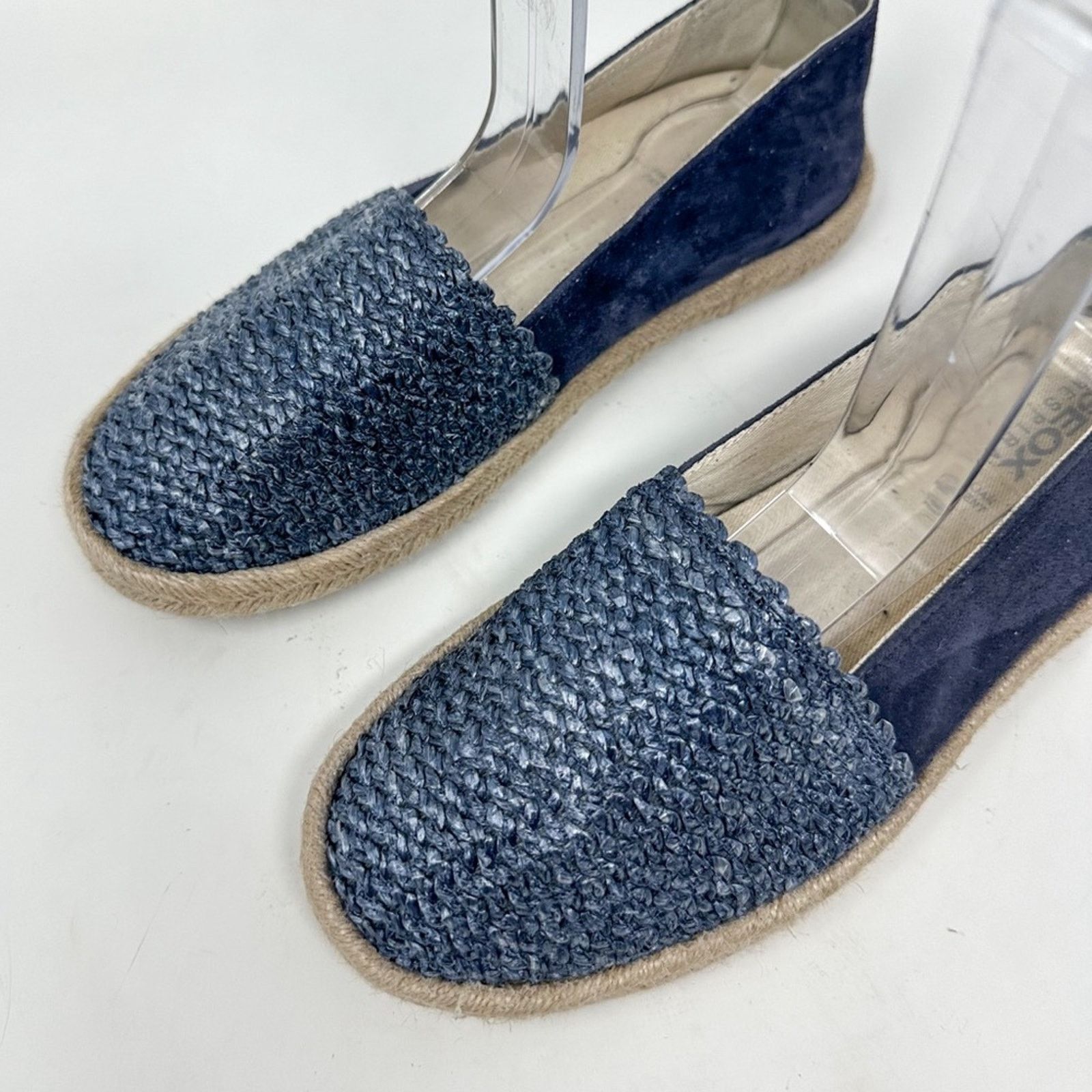 Geox Geox Modesty Blue Suede Espadrille Flats, NEW, Size 5 Size US 5 / IT 35 - 5 Thumbnail