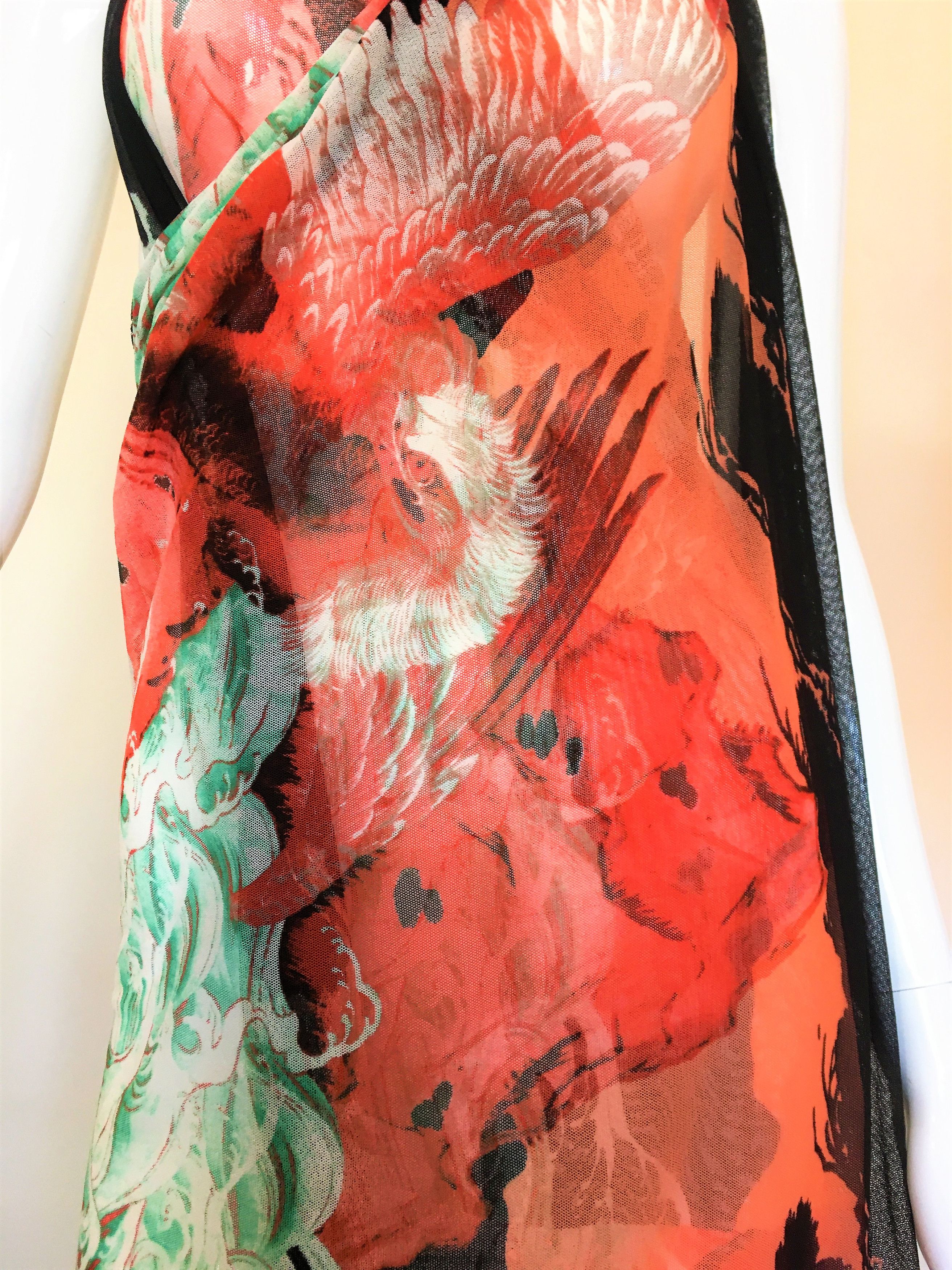 Jean Paul Gaultier Jean Paul Gaultier Backless FW 1995 Mesh Medium Maxi Dress Size M / US 6-8 / IT 42-44 - 5 Thumbnail