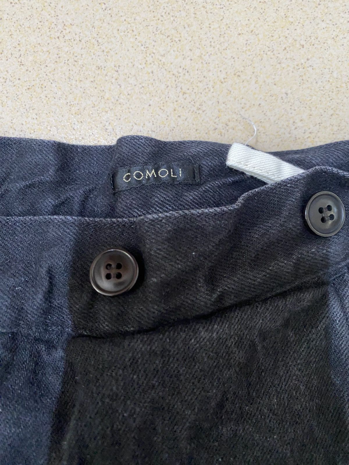 Comoli Comoli us navy style pants buckle back Size US 29 - 9 Thumbnail